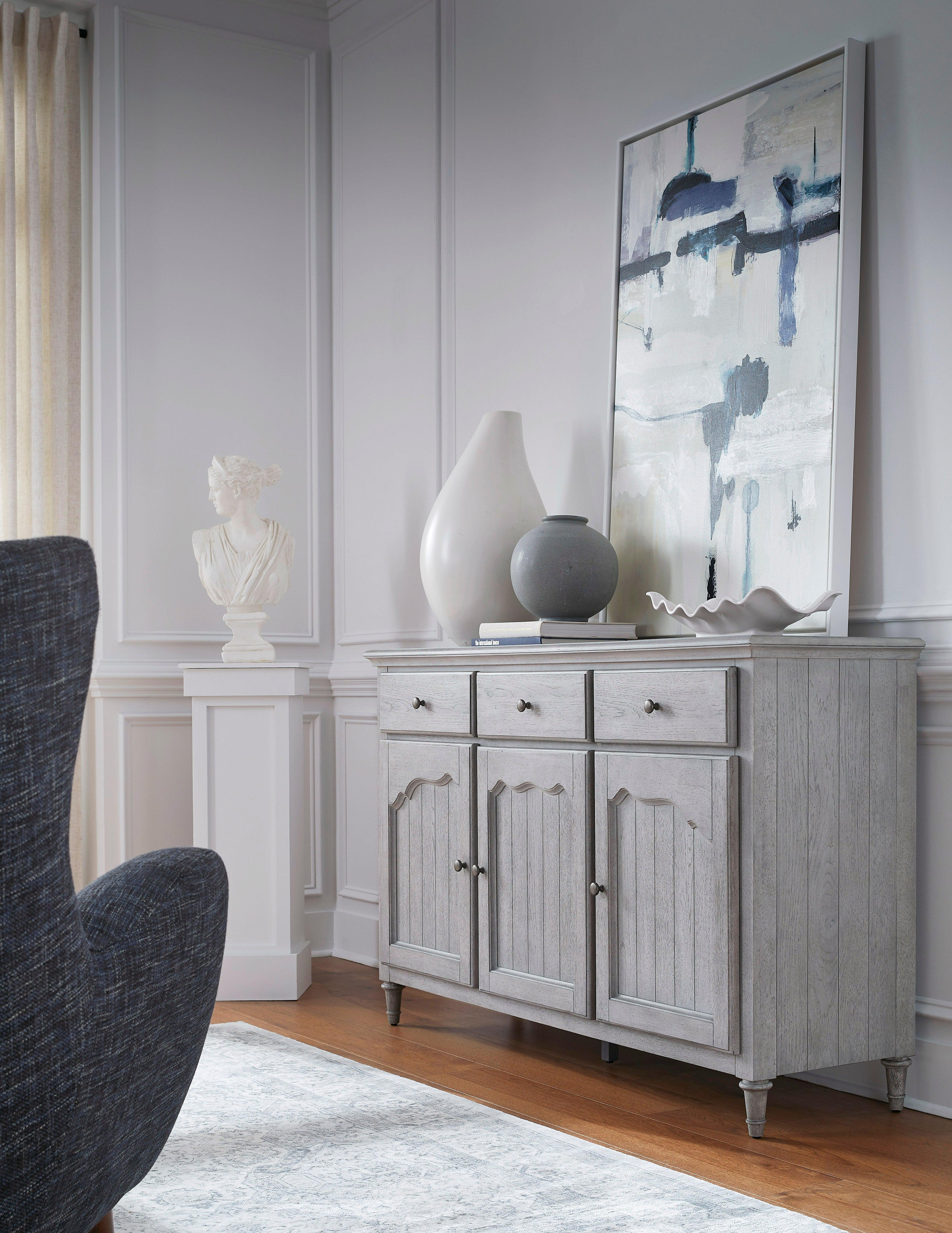 3-Door Credenza with Storage Drawers - Image 2