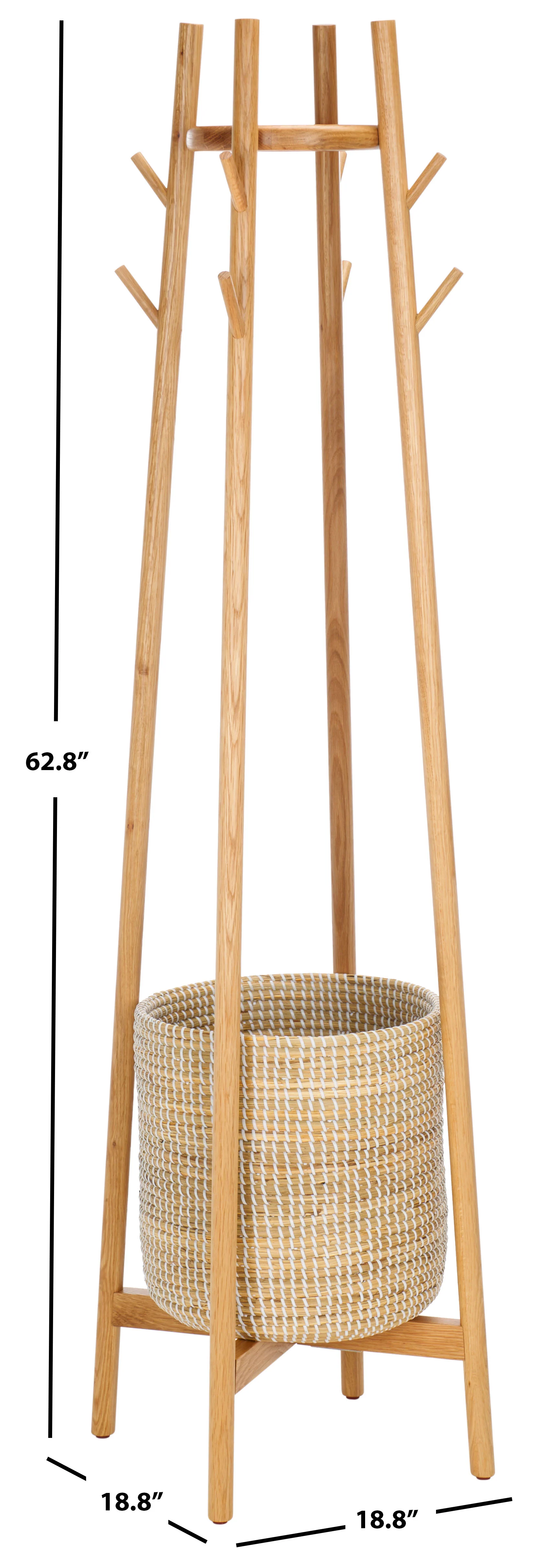 Abellina Coat Rack With Storage Basket - Image 6
