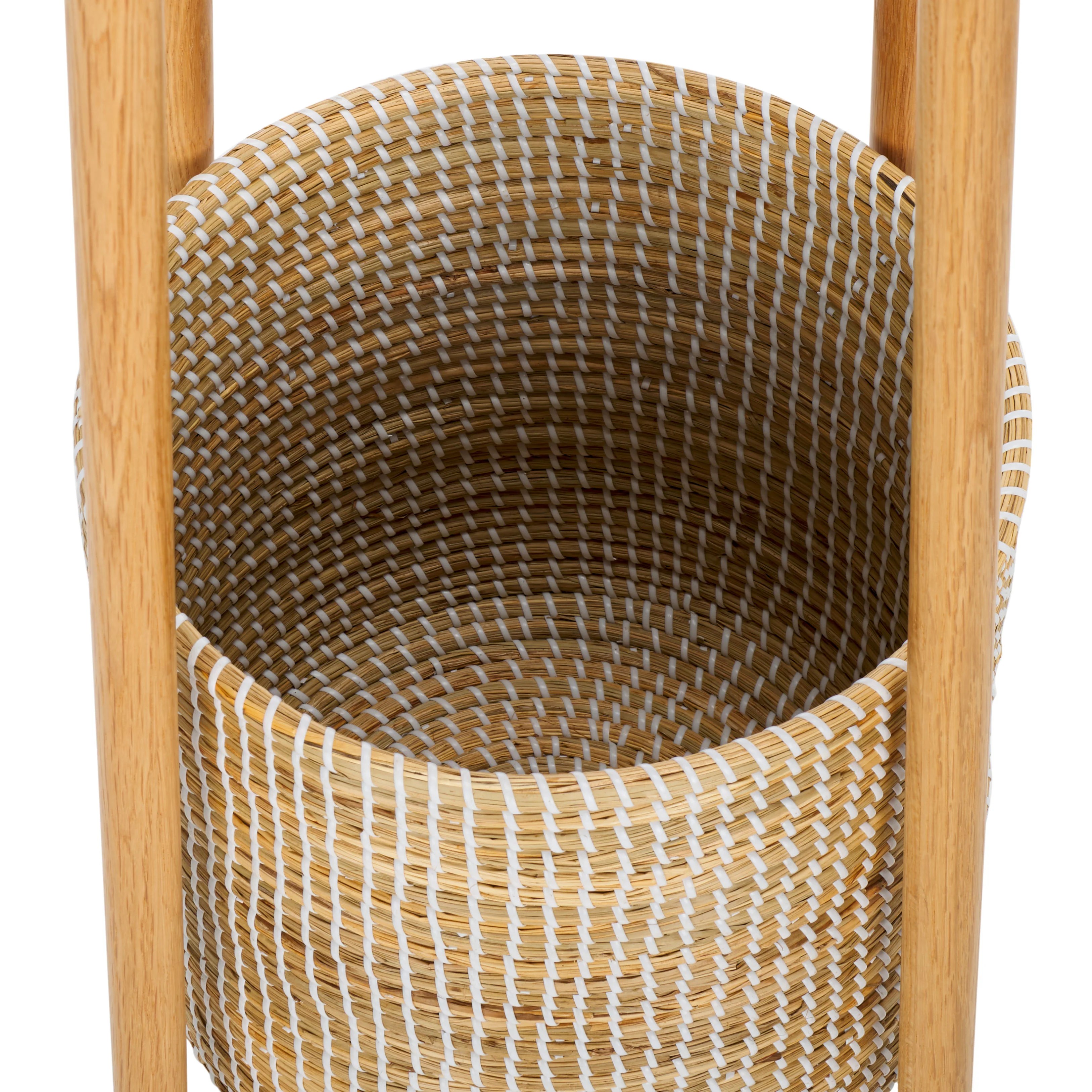 Abellina Coat Rack With Storage Basket - Image 7