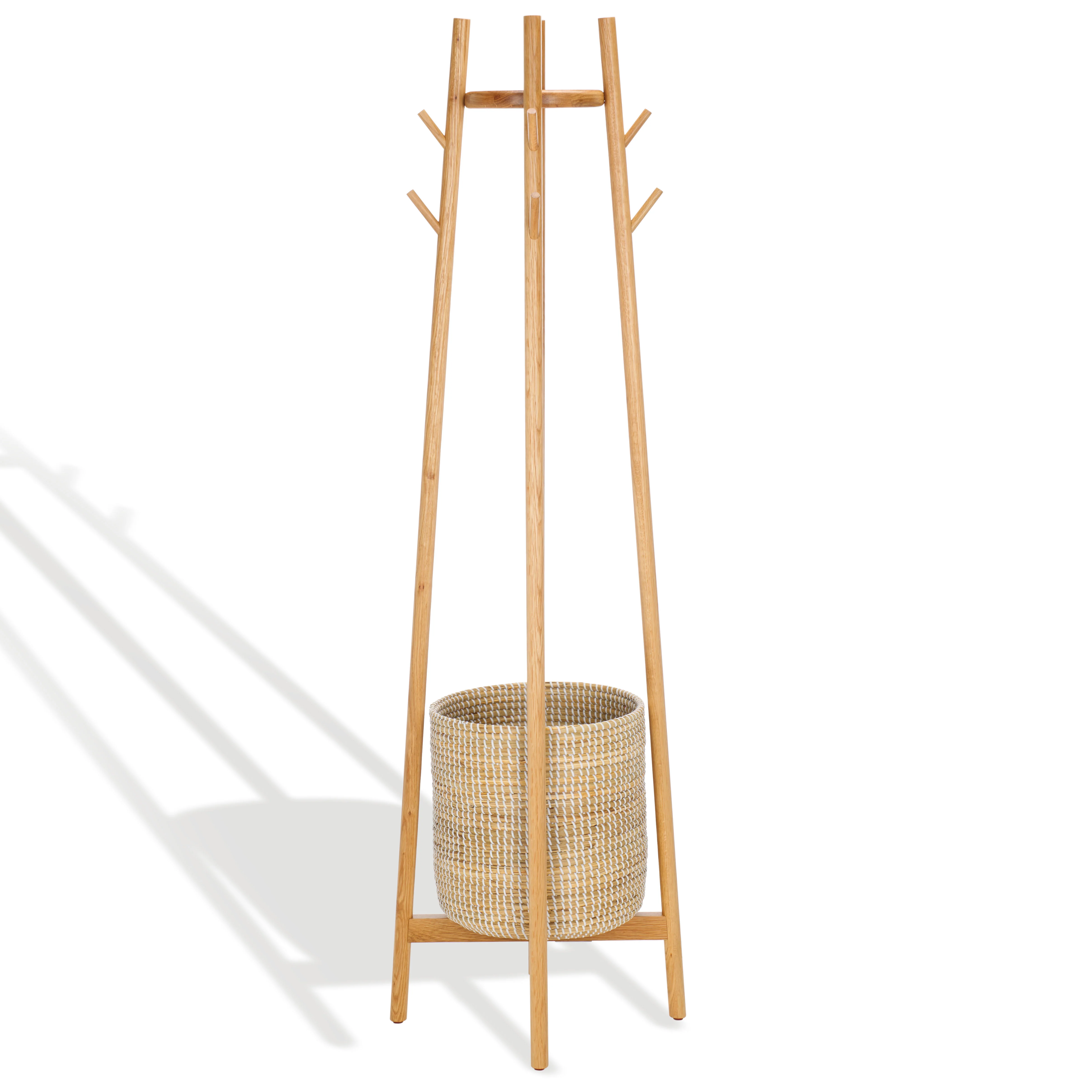 Abellina Coat Rack With Storage Basket - Image 8
