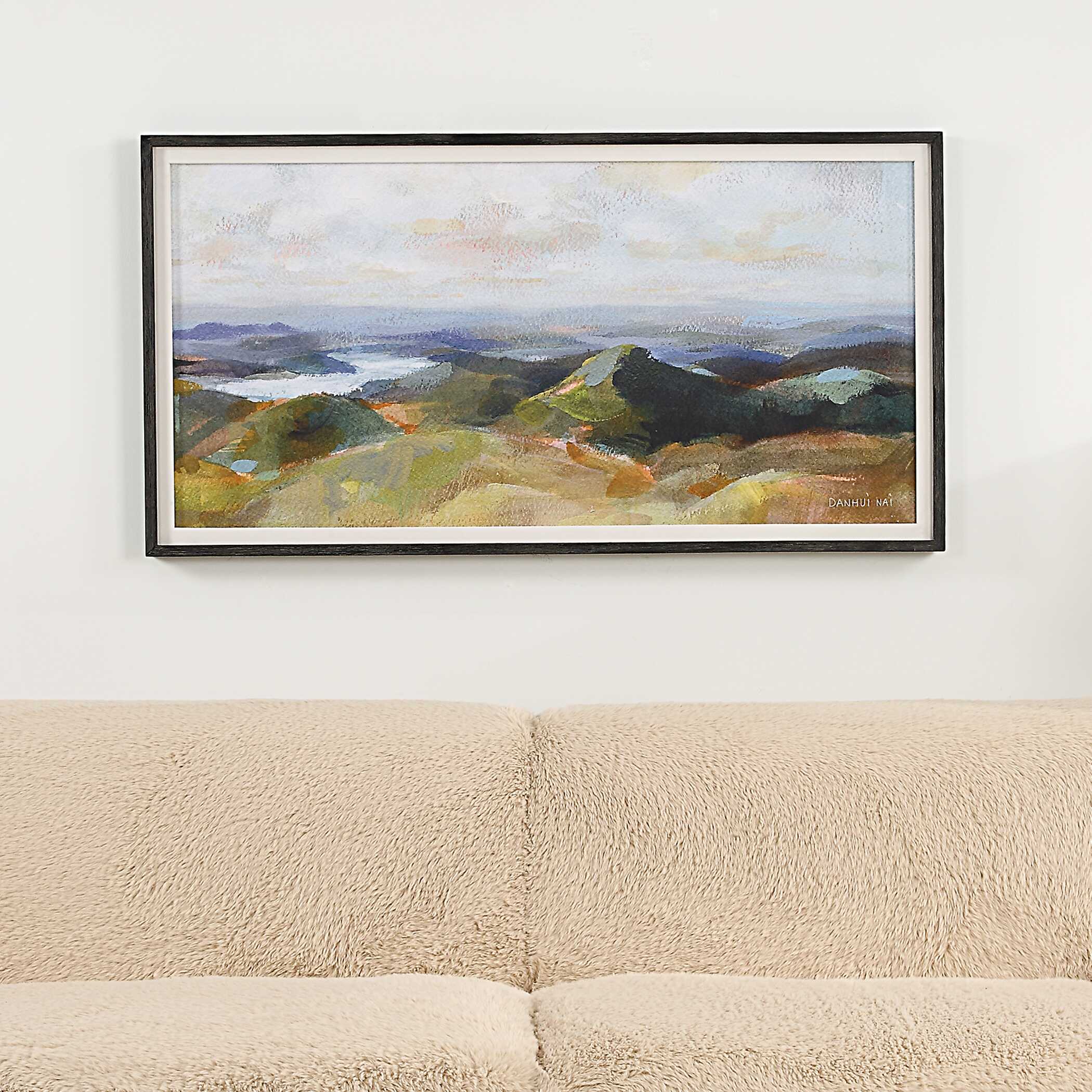 Above The Lakes Framed Landscape Print - Image 2