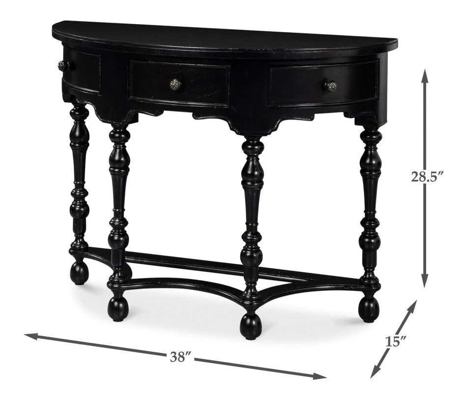 Abraham Half Round Console - Image 4