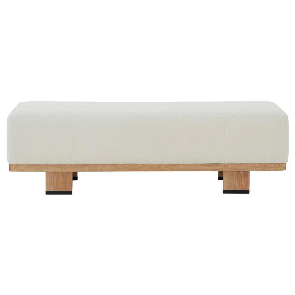 Abrianna Wood Base Bench - Image 4