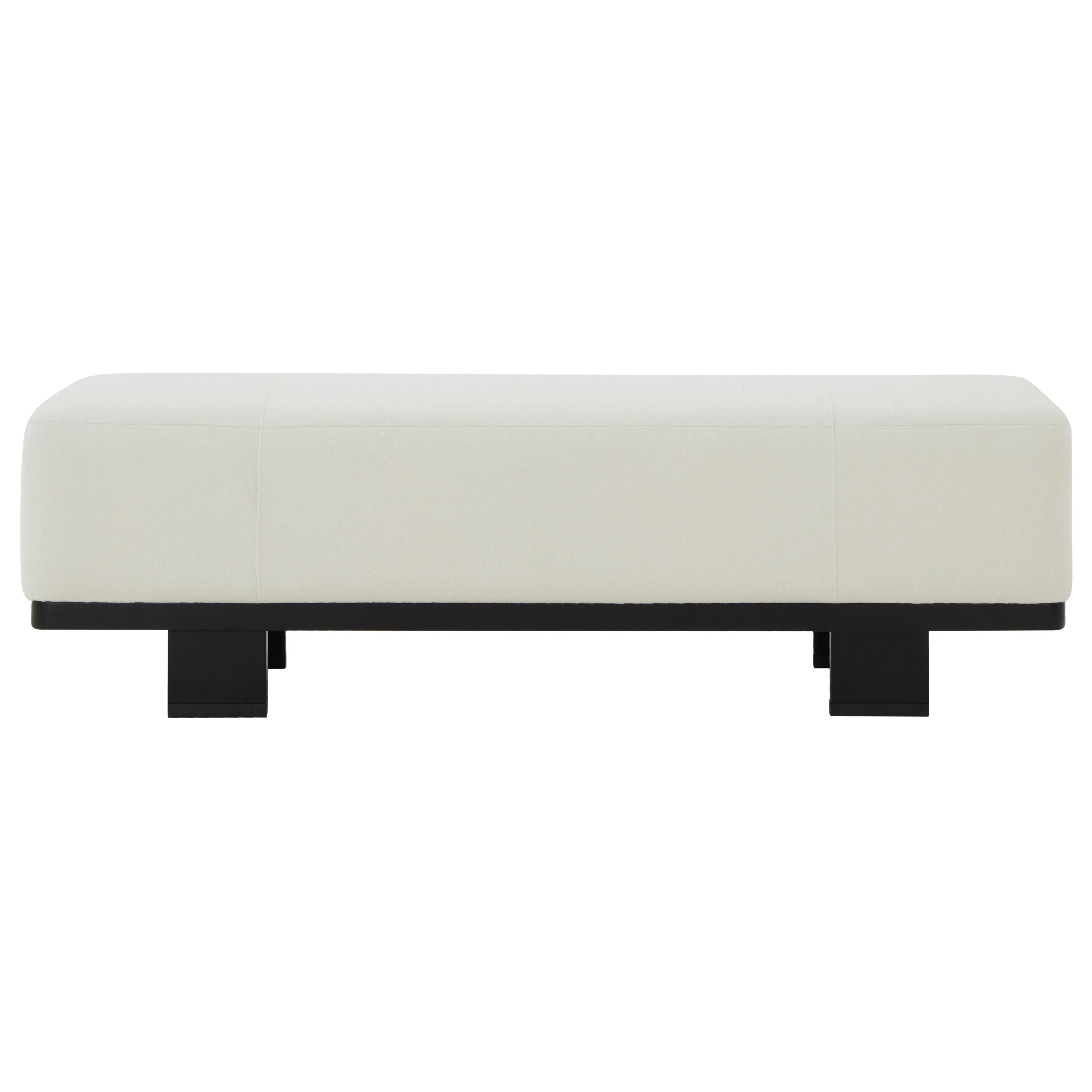 Abrianna Wood Base Bench - Image 8