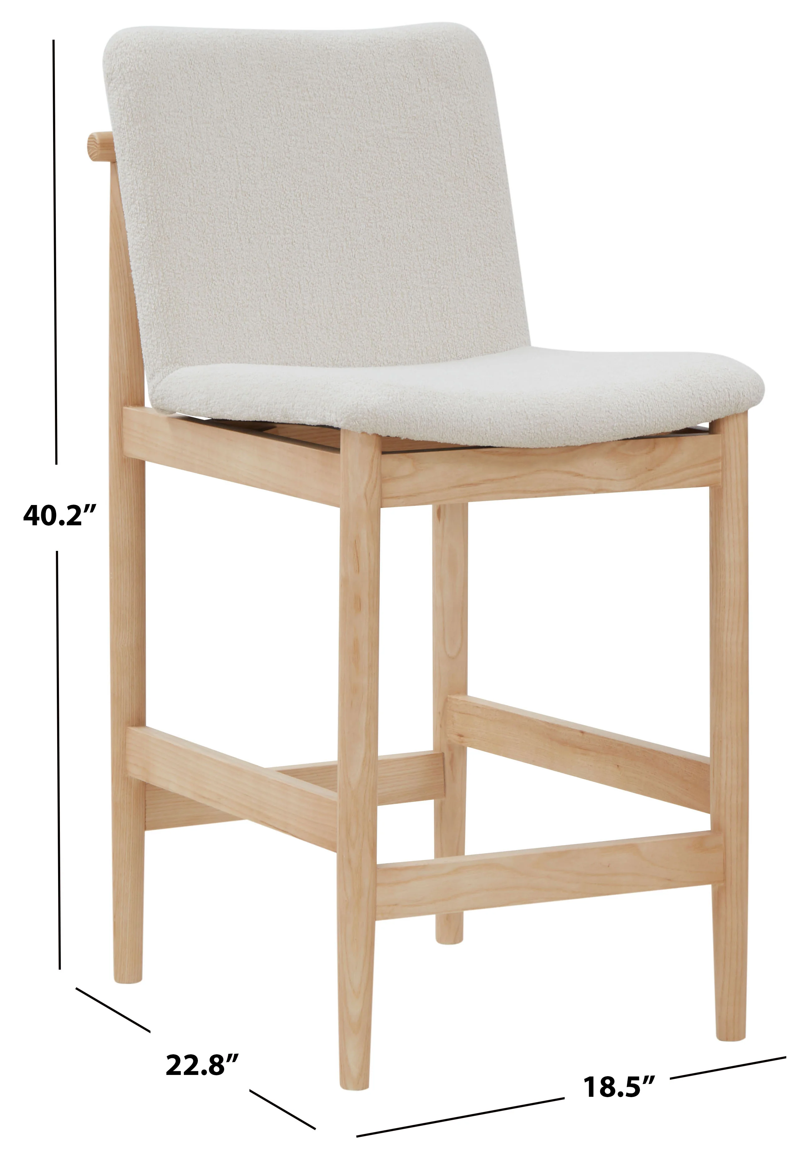 Abriella Boucle Counter Stool - Image 5
