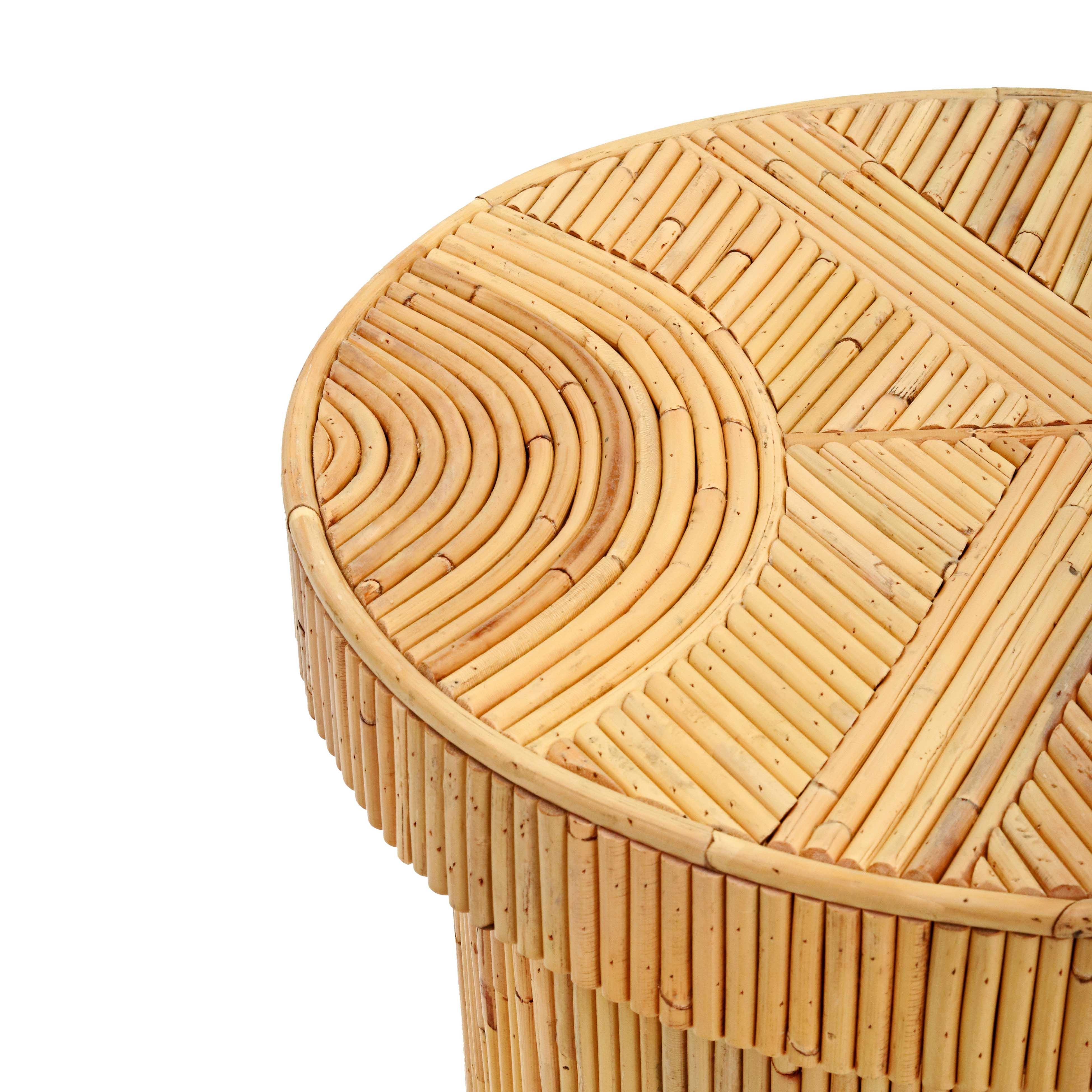Acadia Rattan Side Table - Image 5