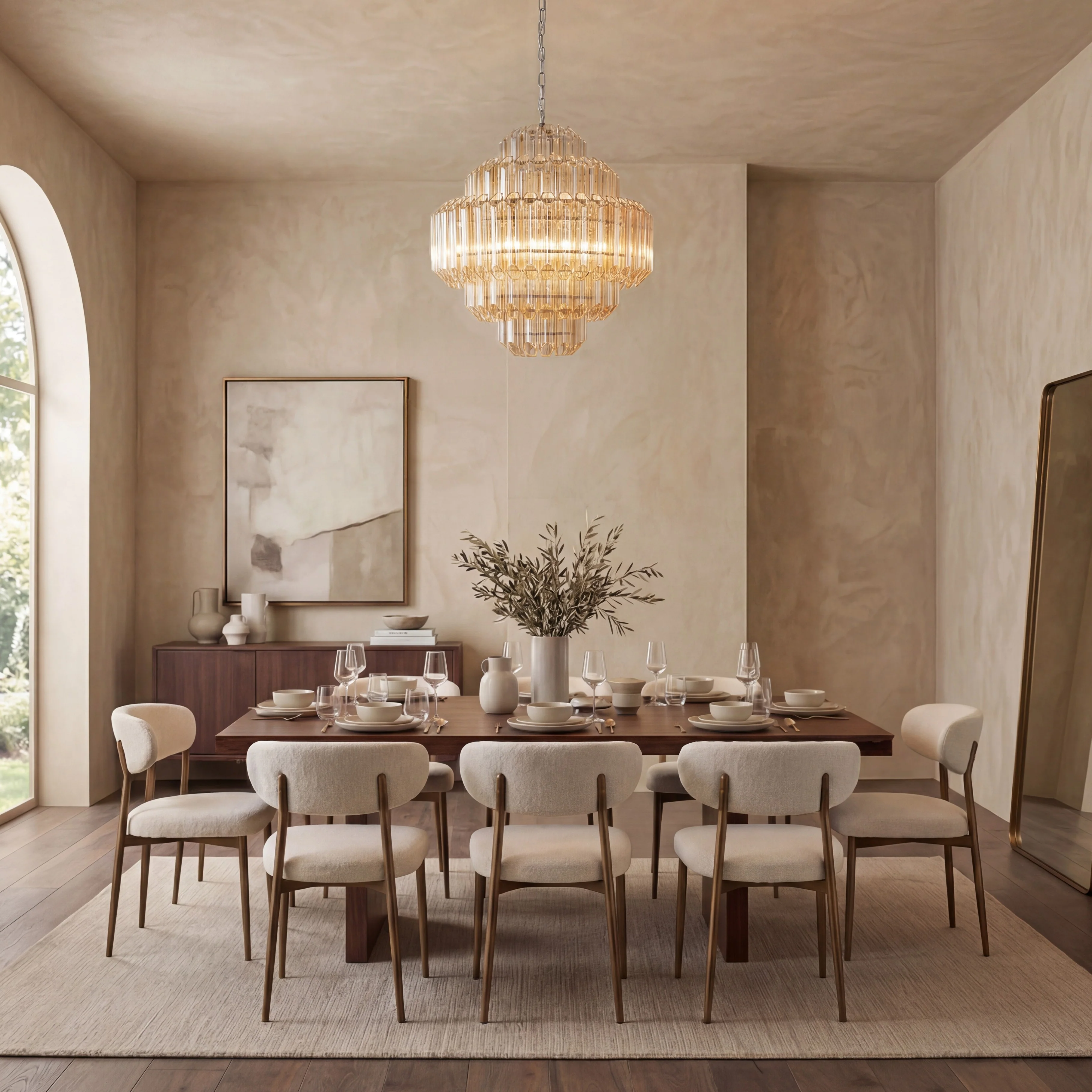 Adaline Glass Chandelier - Image 2