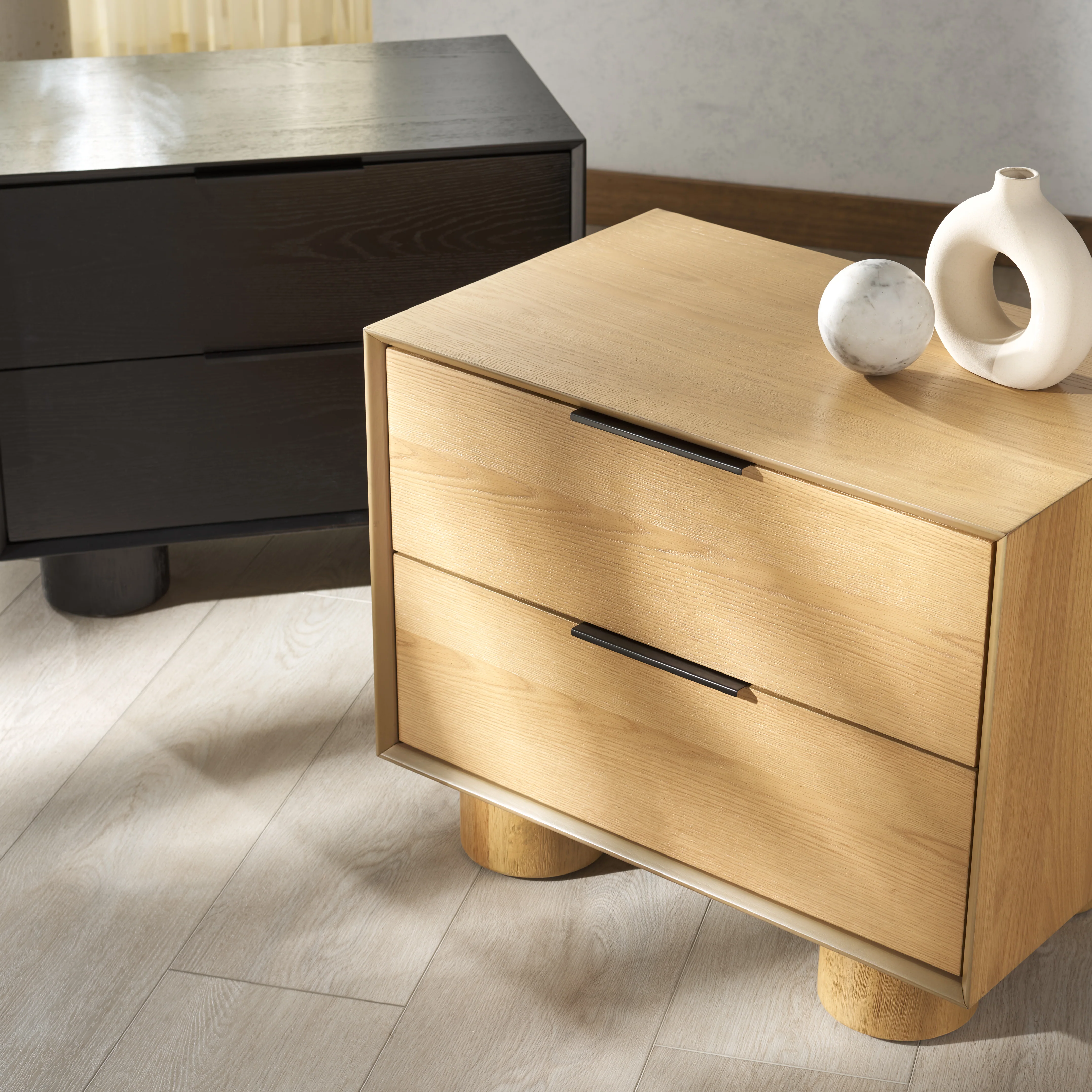Addyson Wood 2 Drawer Nightstand - Image 7