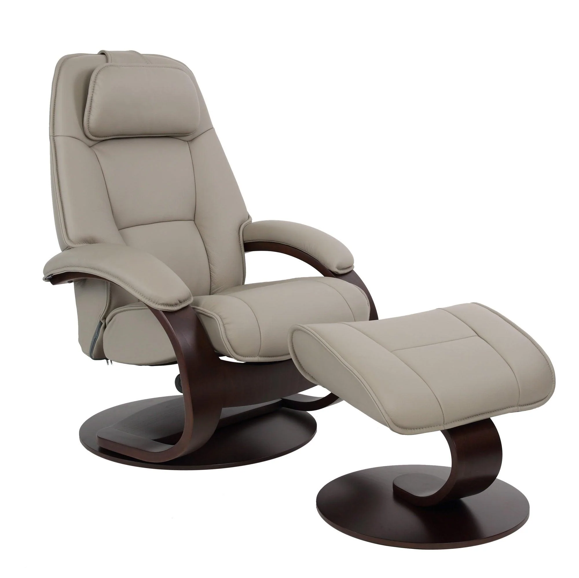 Admiral C Recliner with Footstool - Image 3