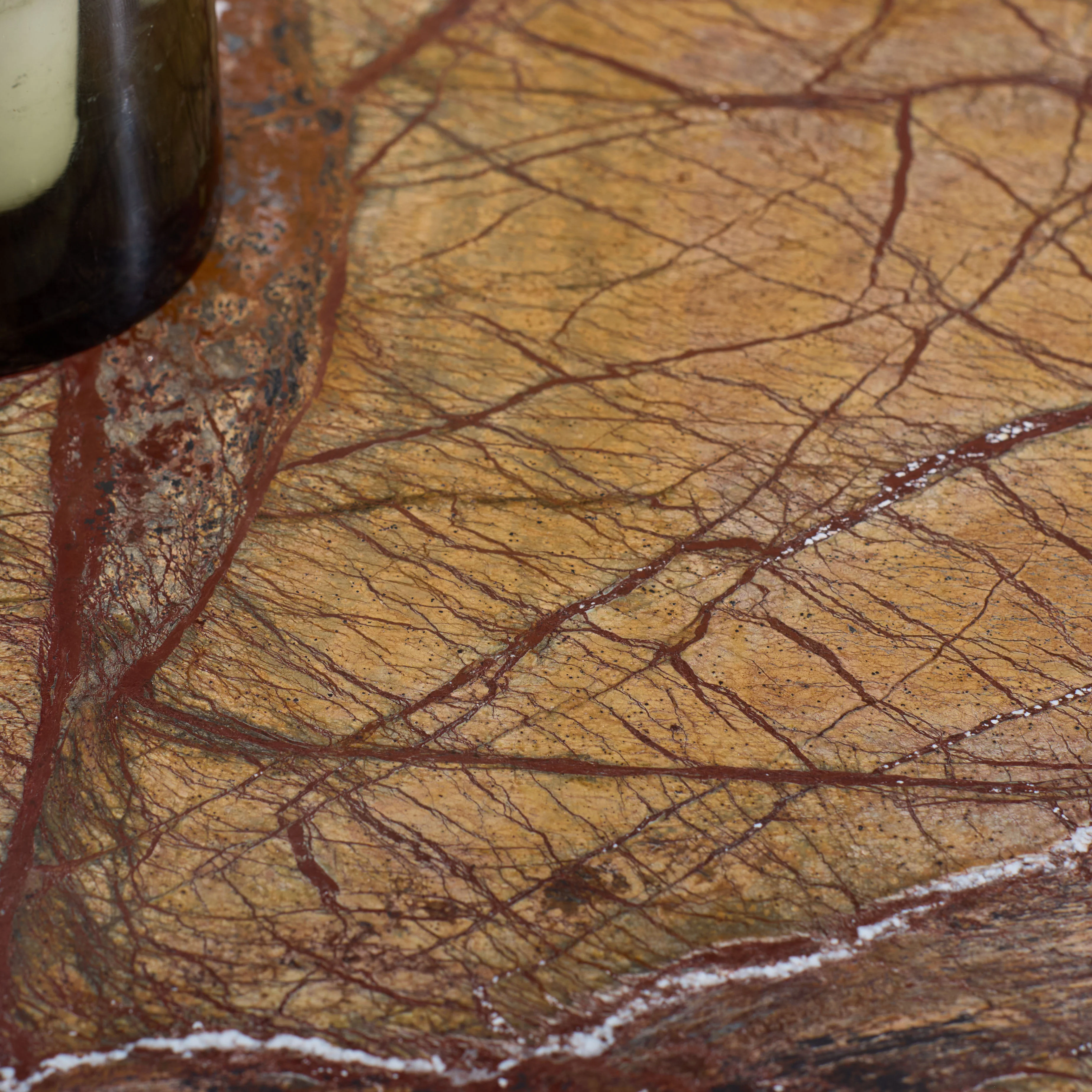 Adriano 12" Marble Accent Table - Image 3