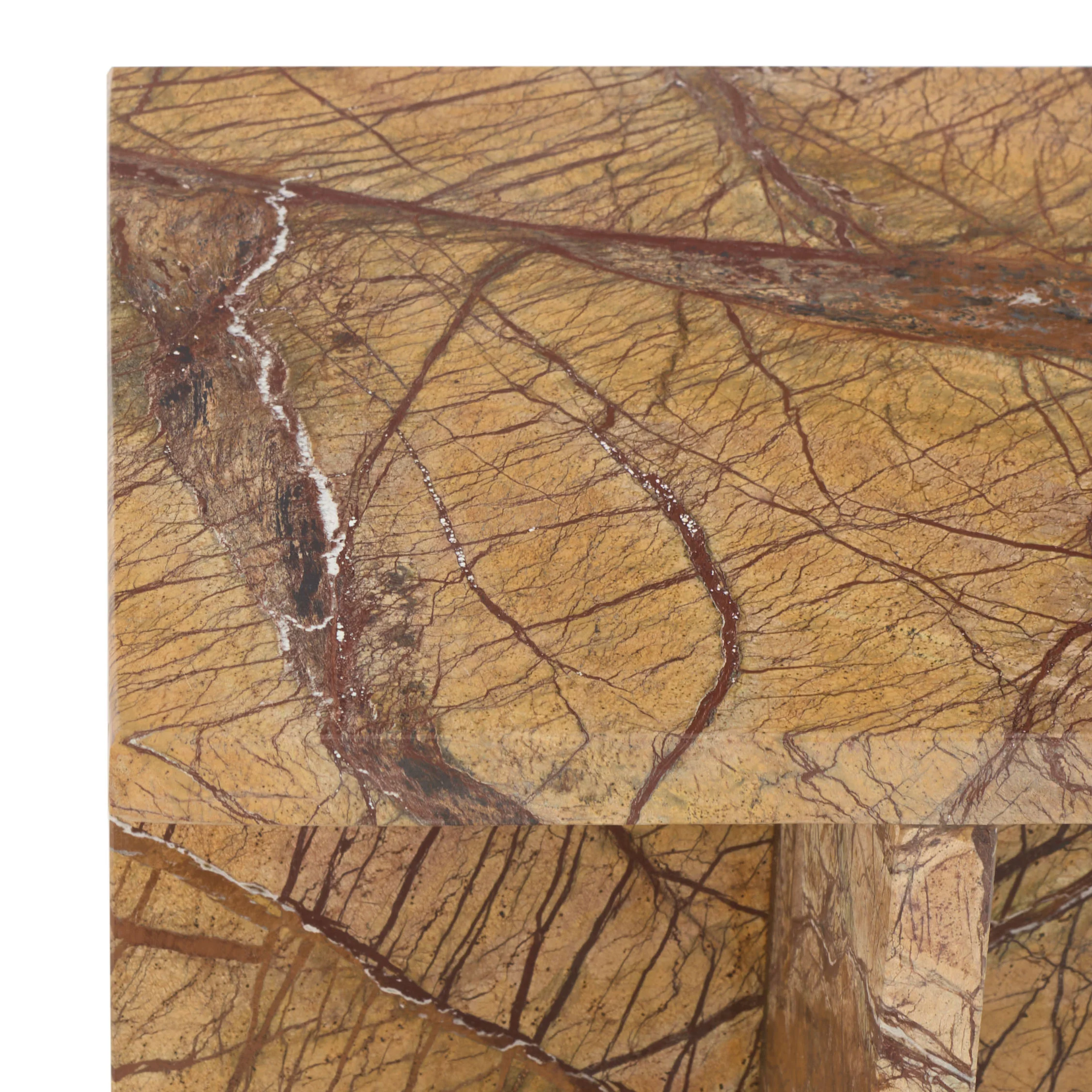 Adriano 12" Marble Accent Table - Image 5
