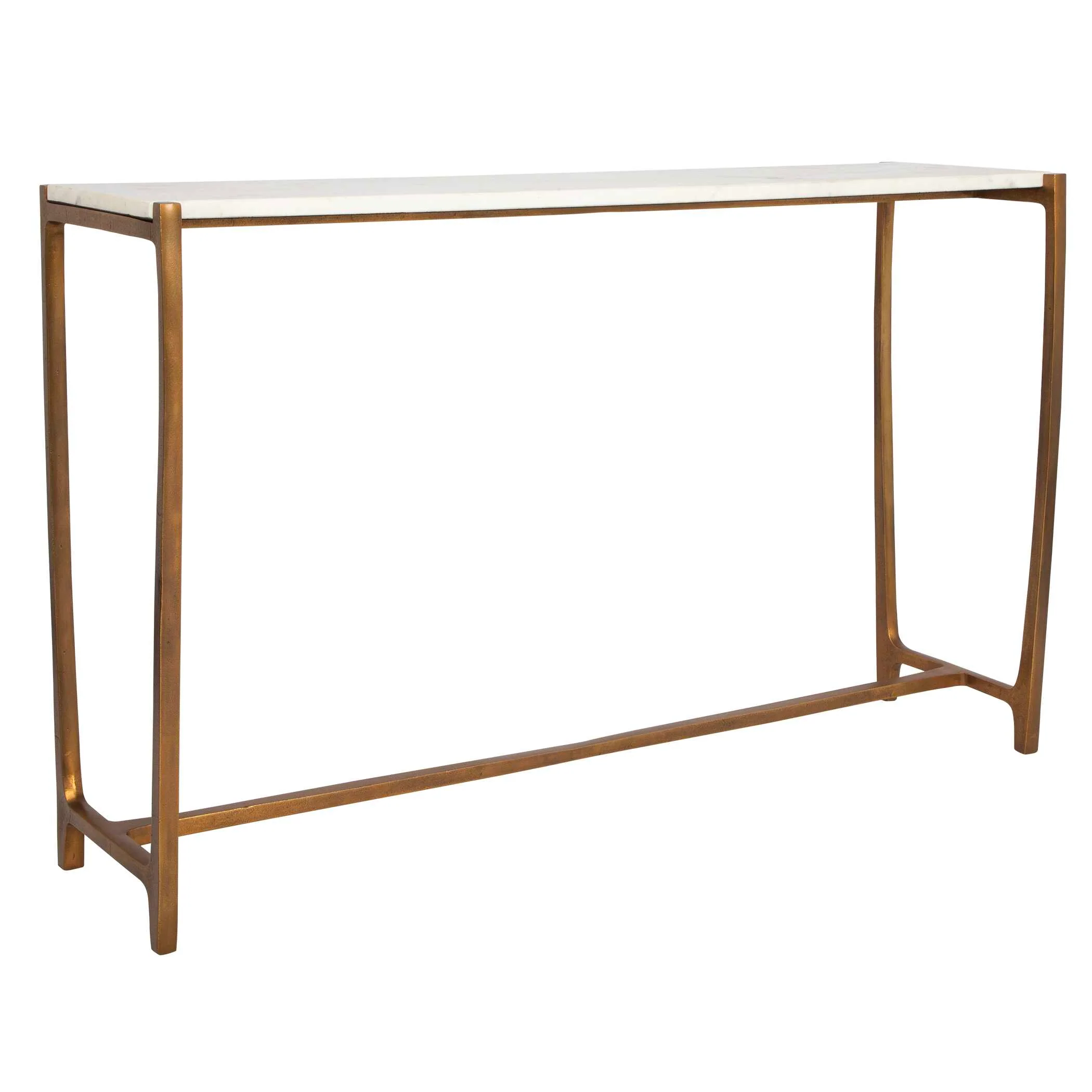 Affinity White Marble Console Table - Image 4