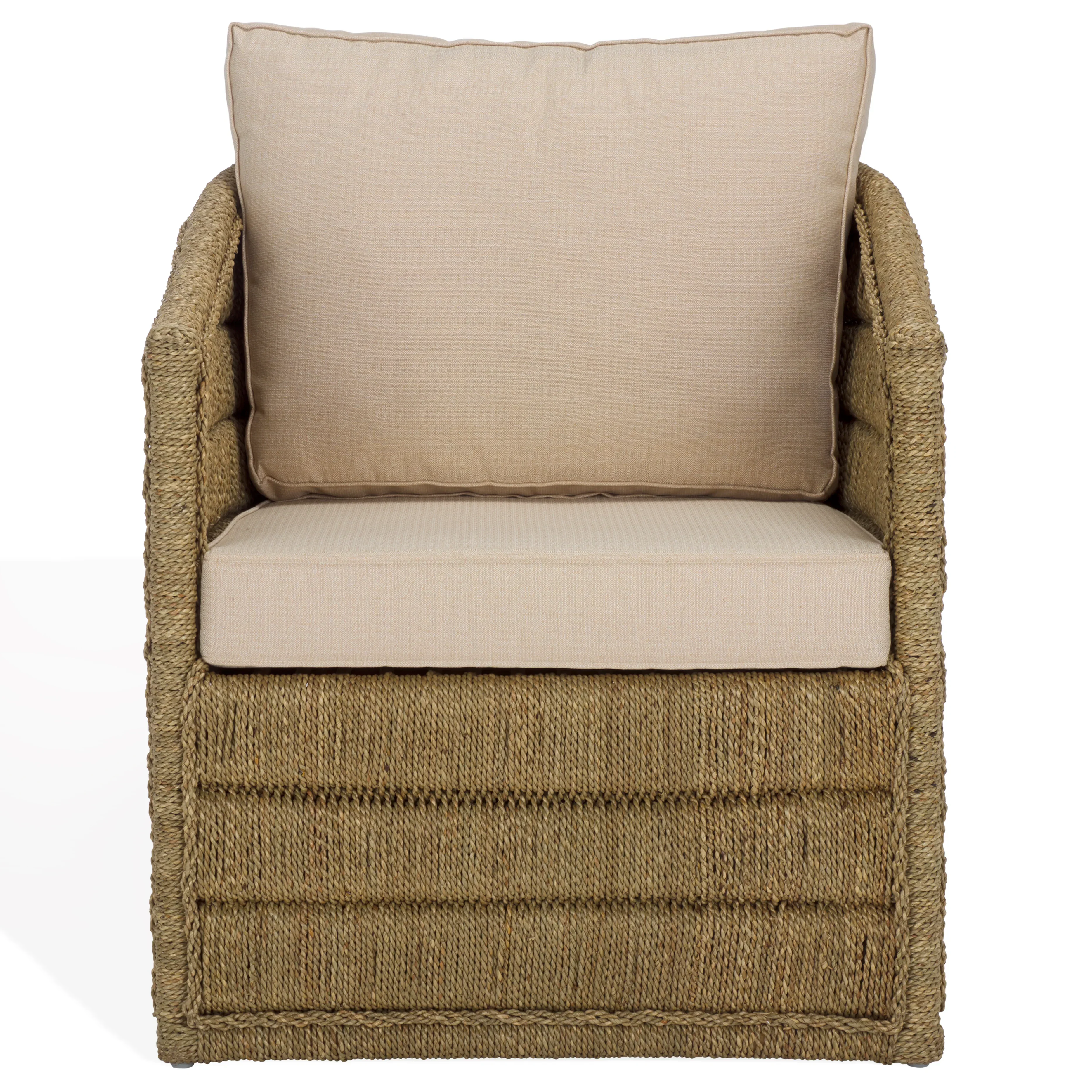 Aikan Woven Sea Grass Accent Chair