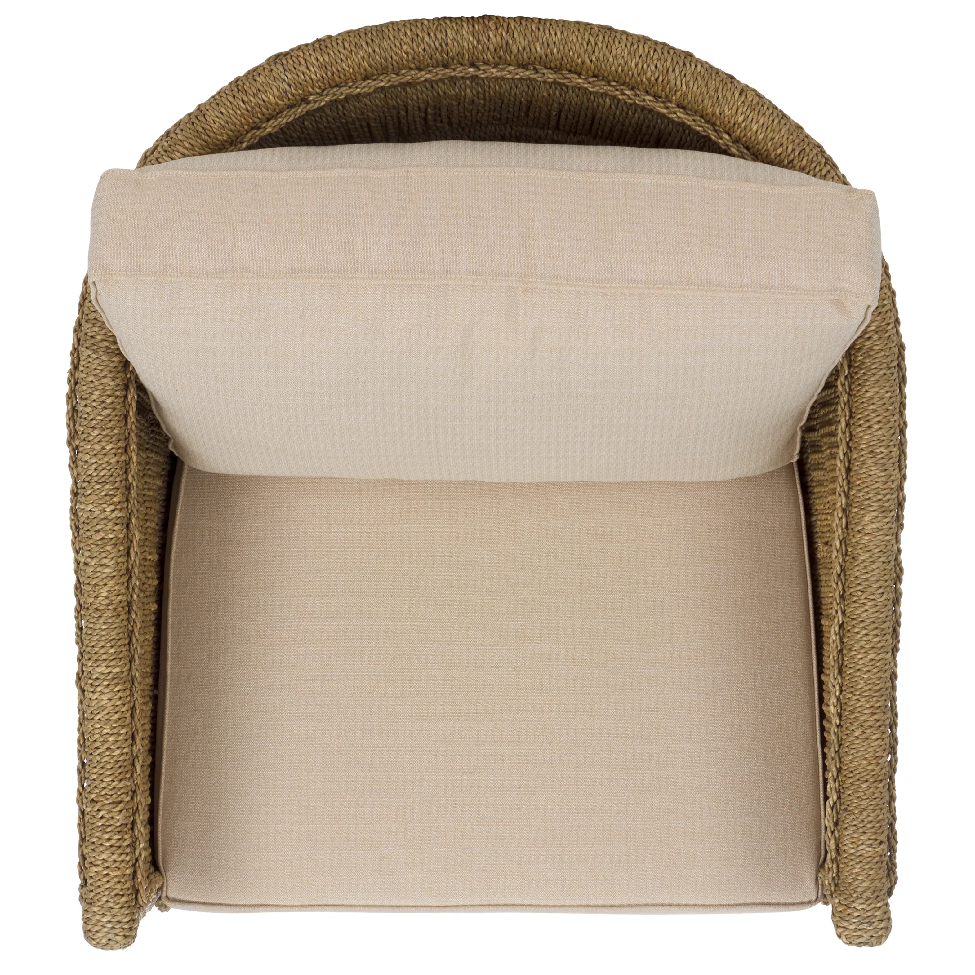 Aikan Woven Sea Grass Accent Chair - Image 11