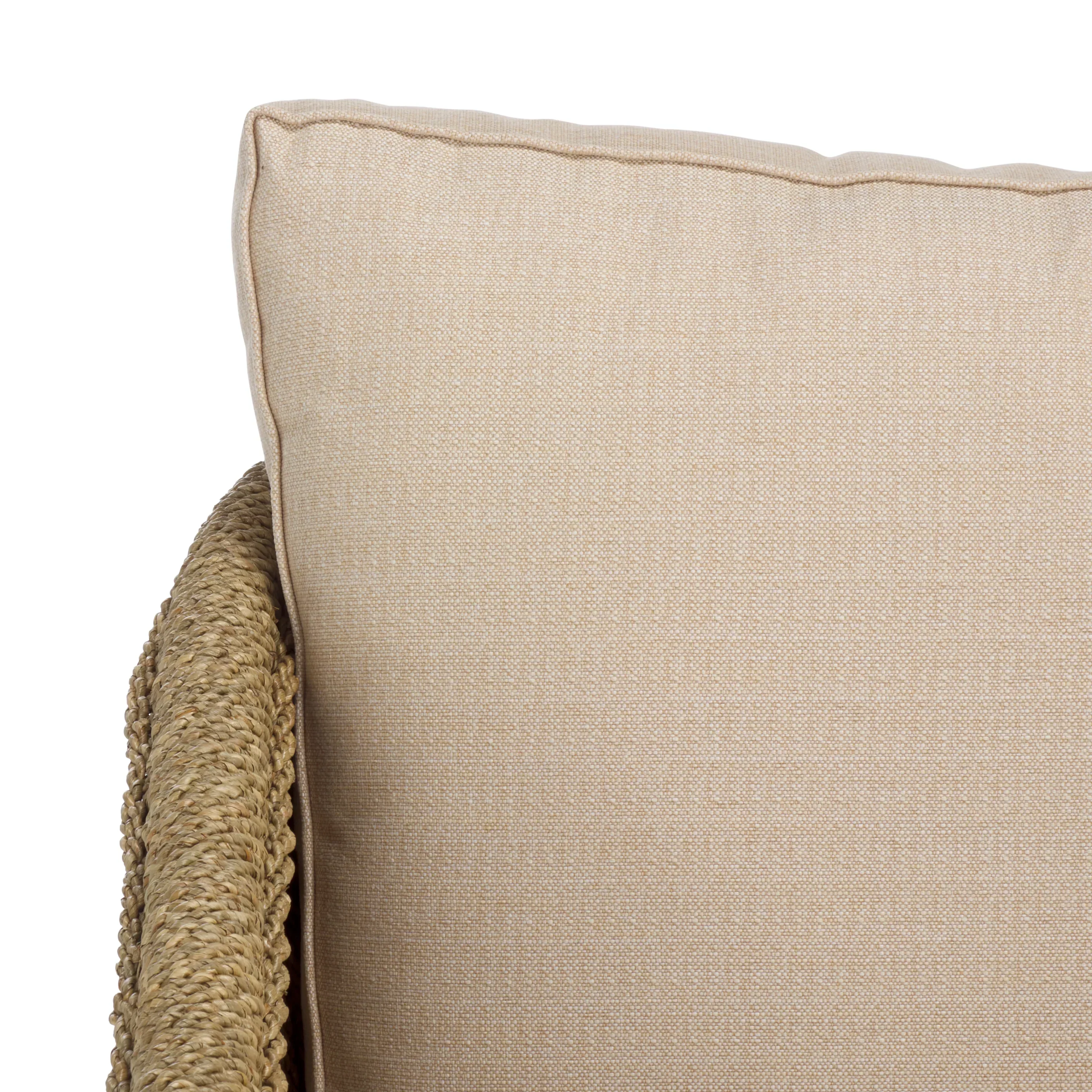 Aikan Woven Sea Grass Accent Chair - Image 3