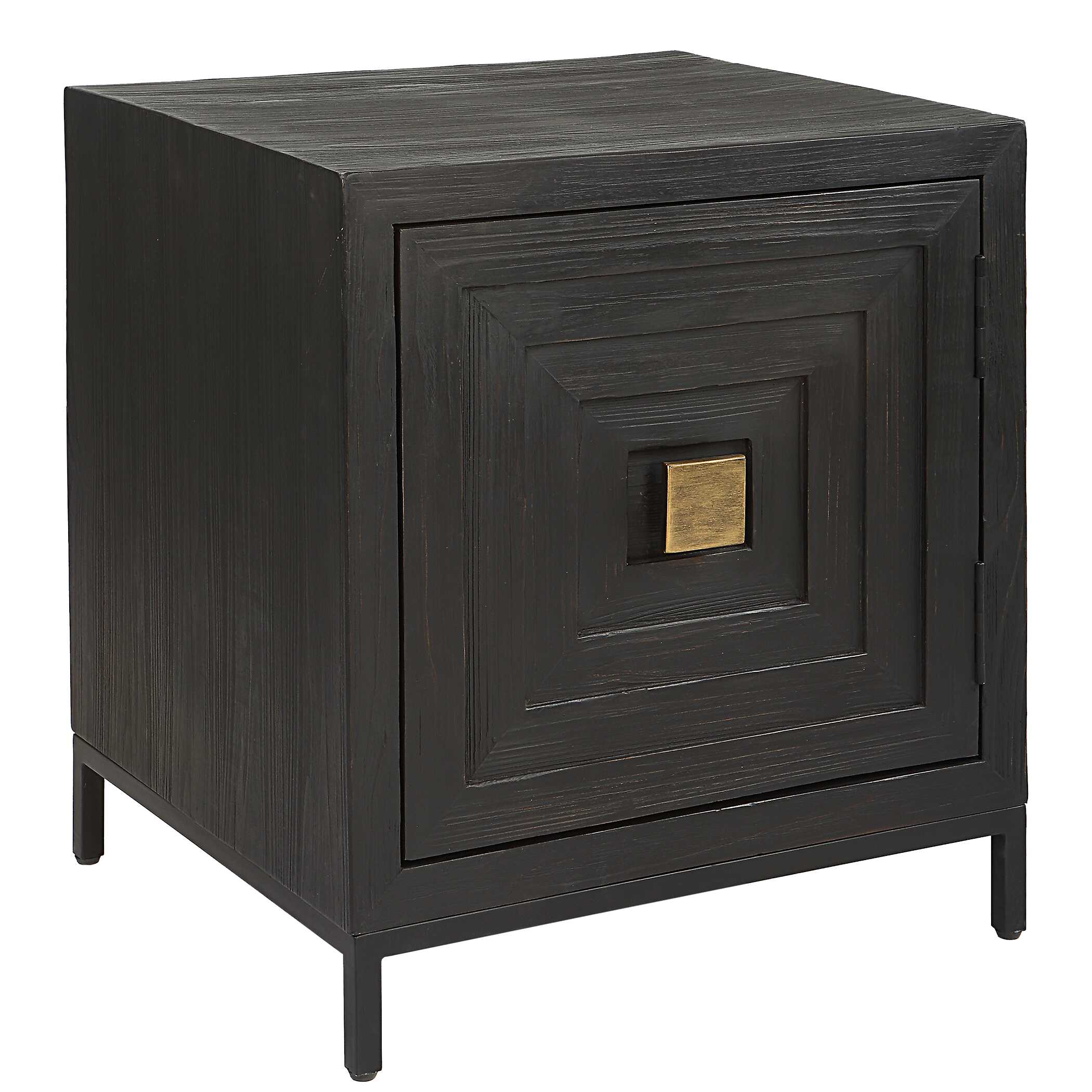 Aiken Geometric Cabinet / End Table - Image 3