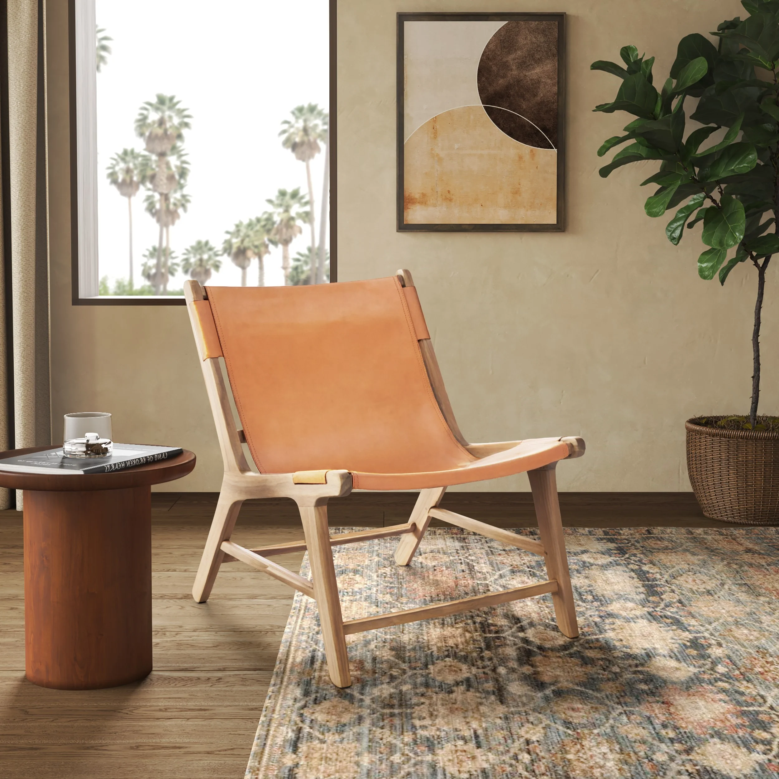 Alanarose Leather Accent Chair - Image 10