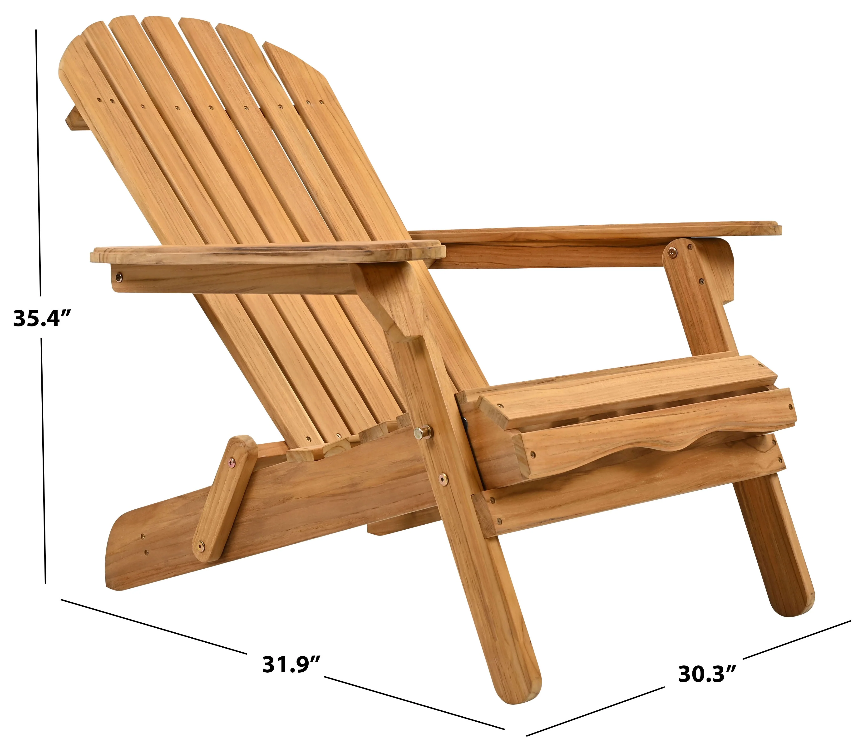 Alani Teak Adirondack Chair - Image 5