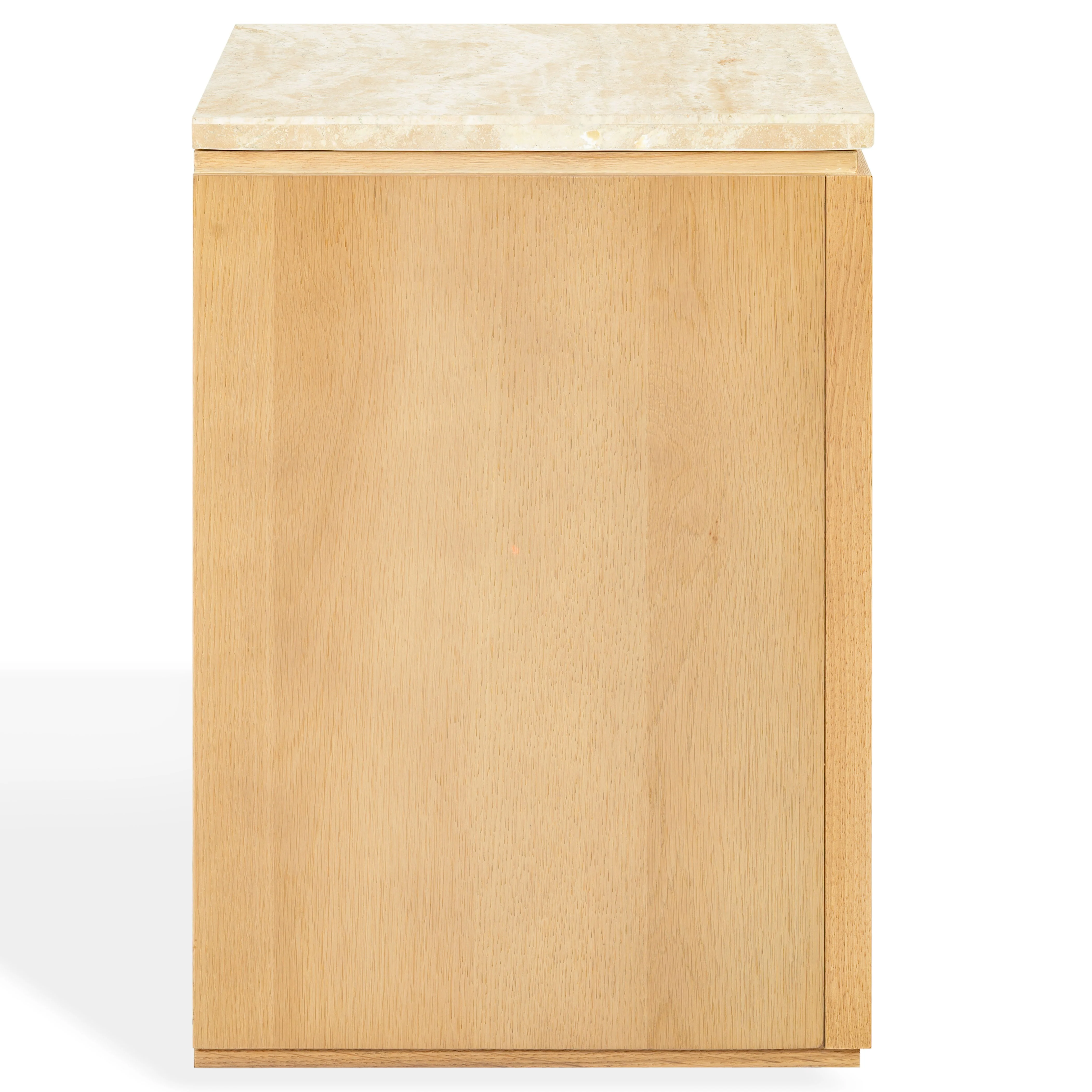 Alaura Travertine Top Nightstand - Image 5