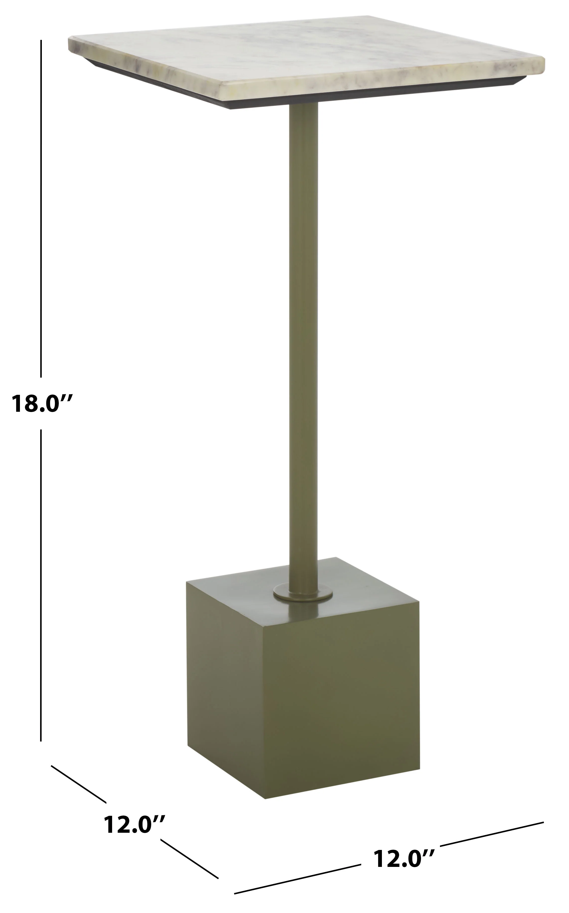 Albertelli Marble Top Drink Table - Image 6