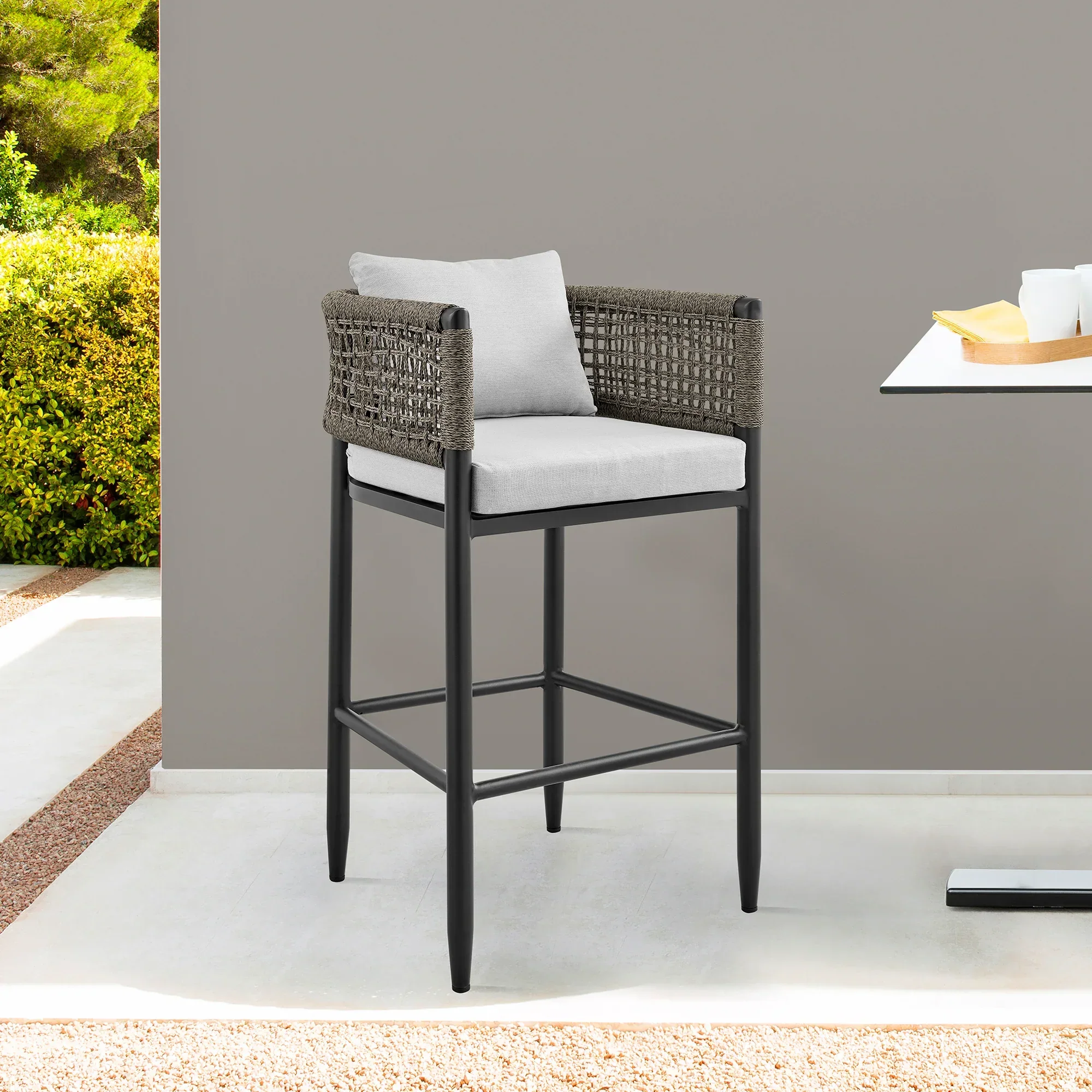 Alegria Outdoor Counter Stool - Set of 2 - Image 2