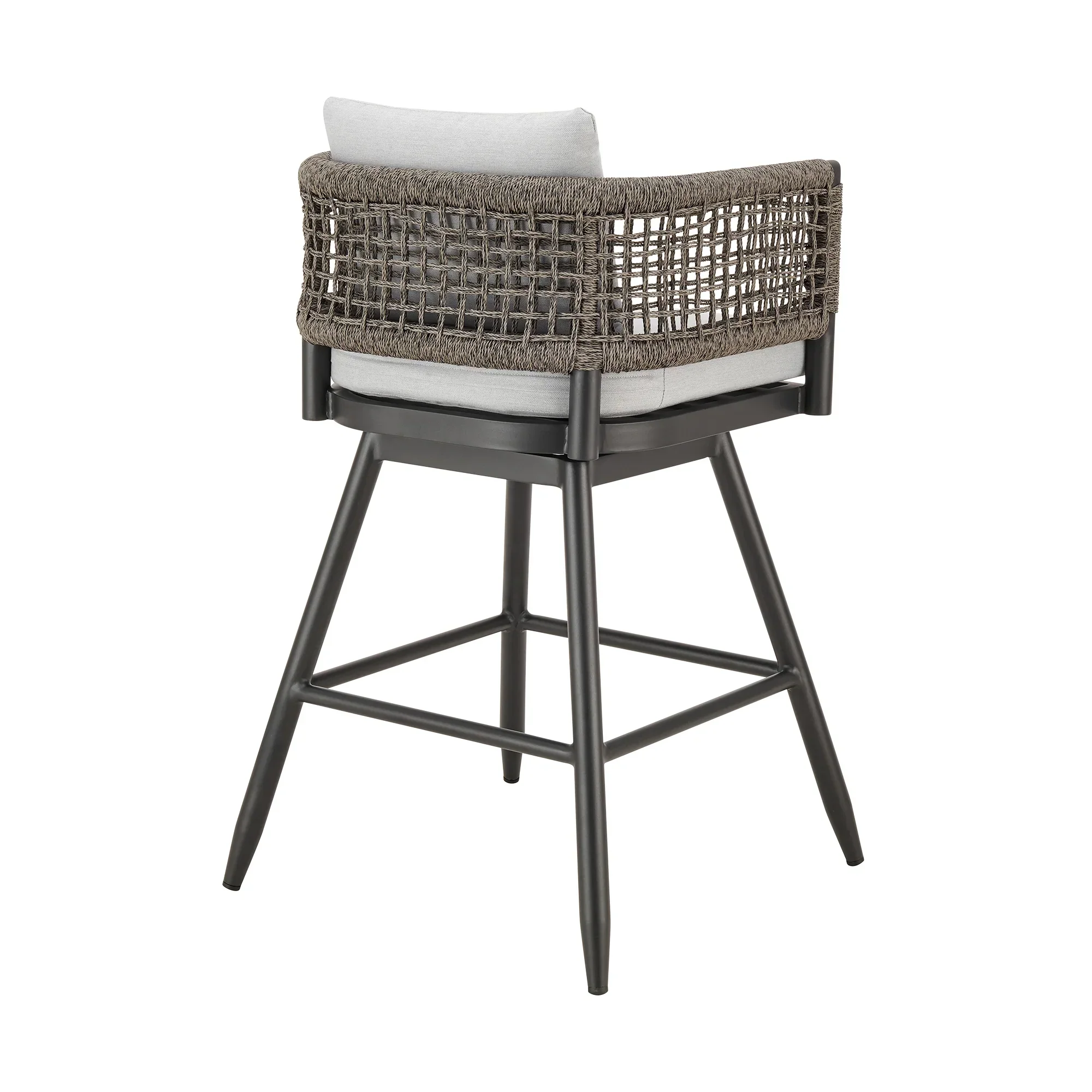 Alegria Outdoor Swivel Barstool - Set of 2 - Image 3