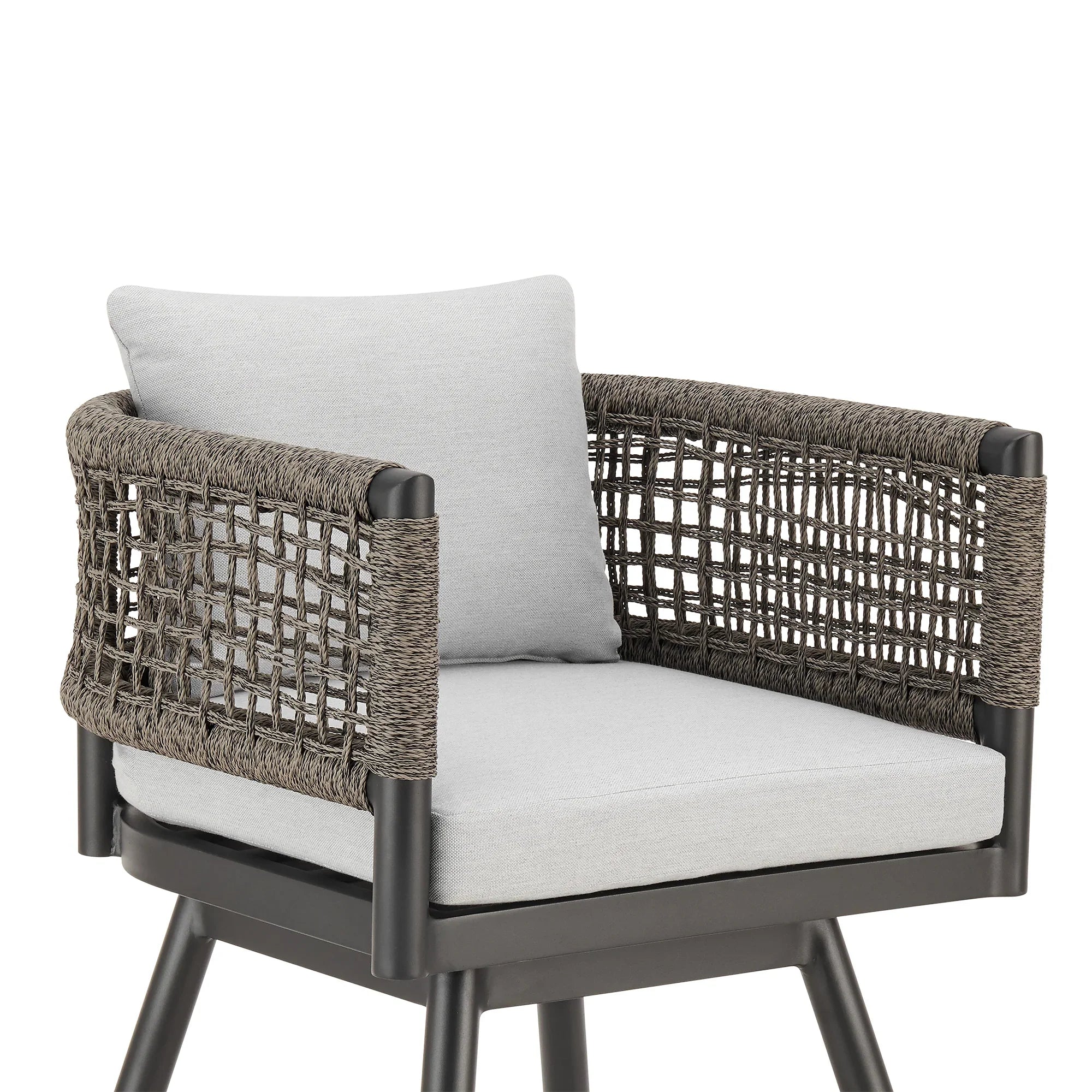 Alegria Outdoor Swivel Barstool - Set of 2 - Image 4