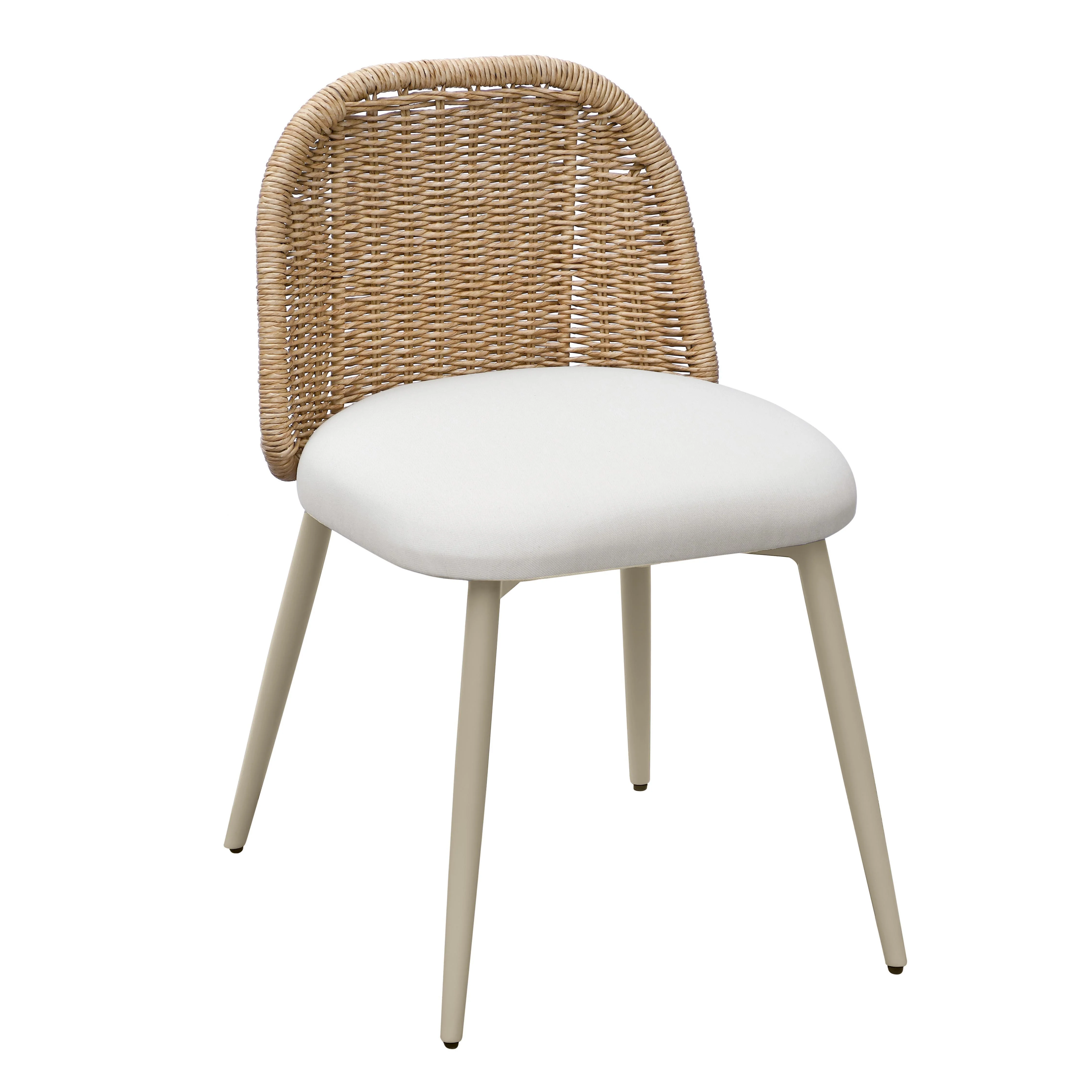 Alexa Cream Outdoor Dining Chair - Set of 2
