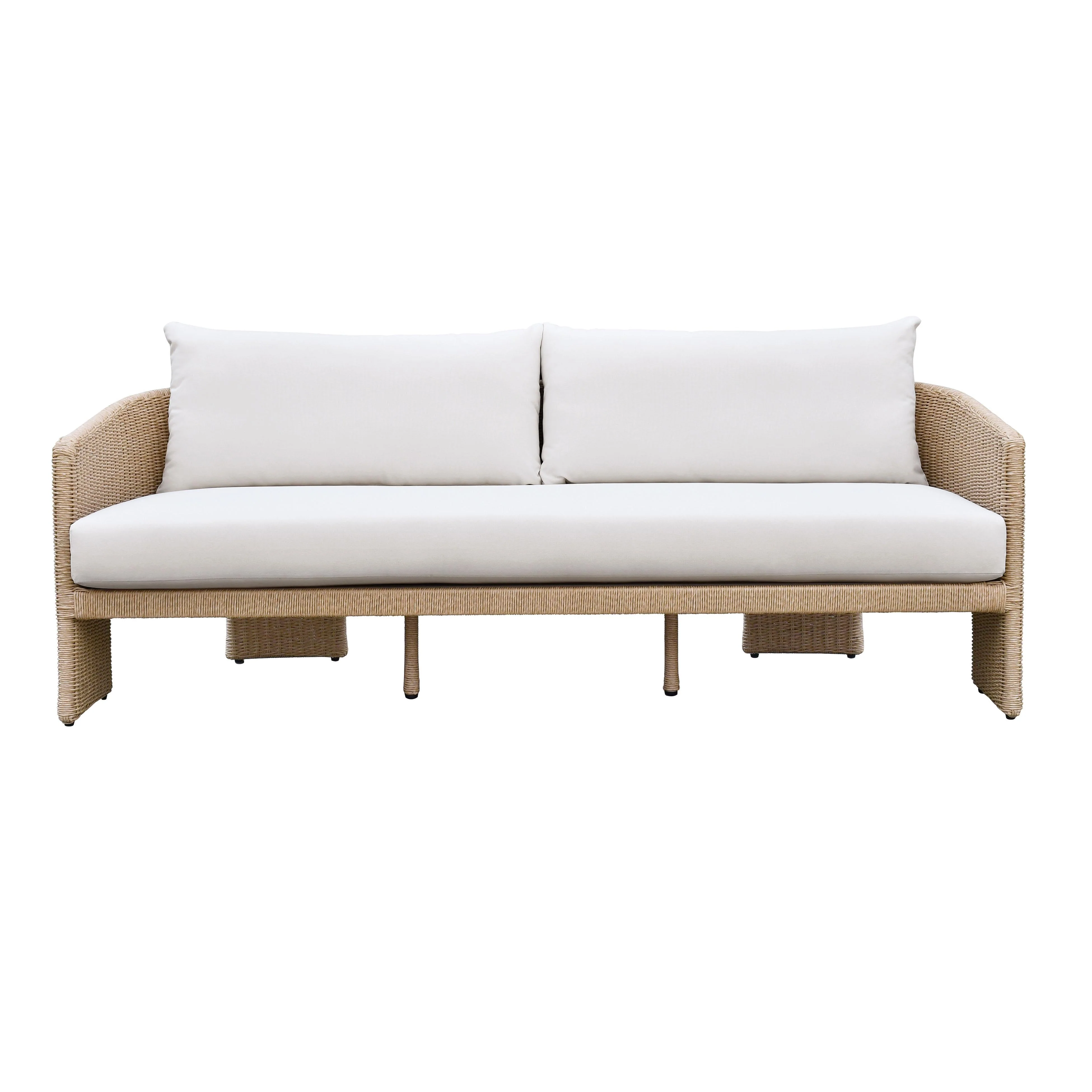 Alexa Cream Outdoor Sofa - Image 3
