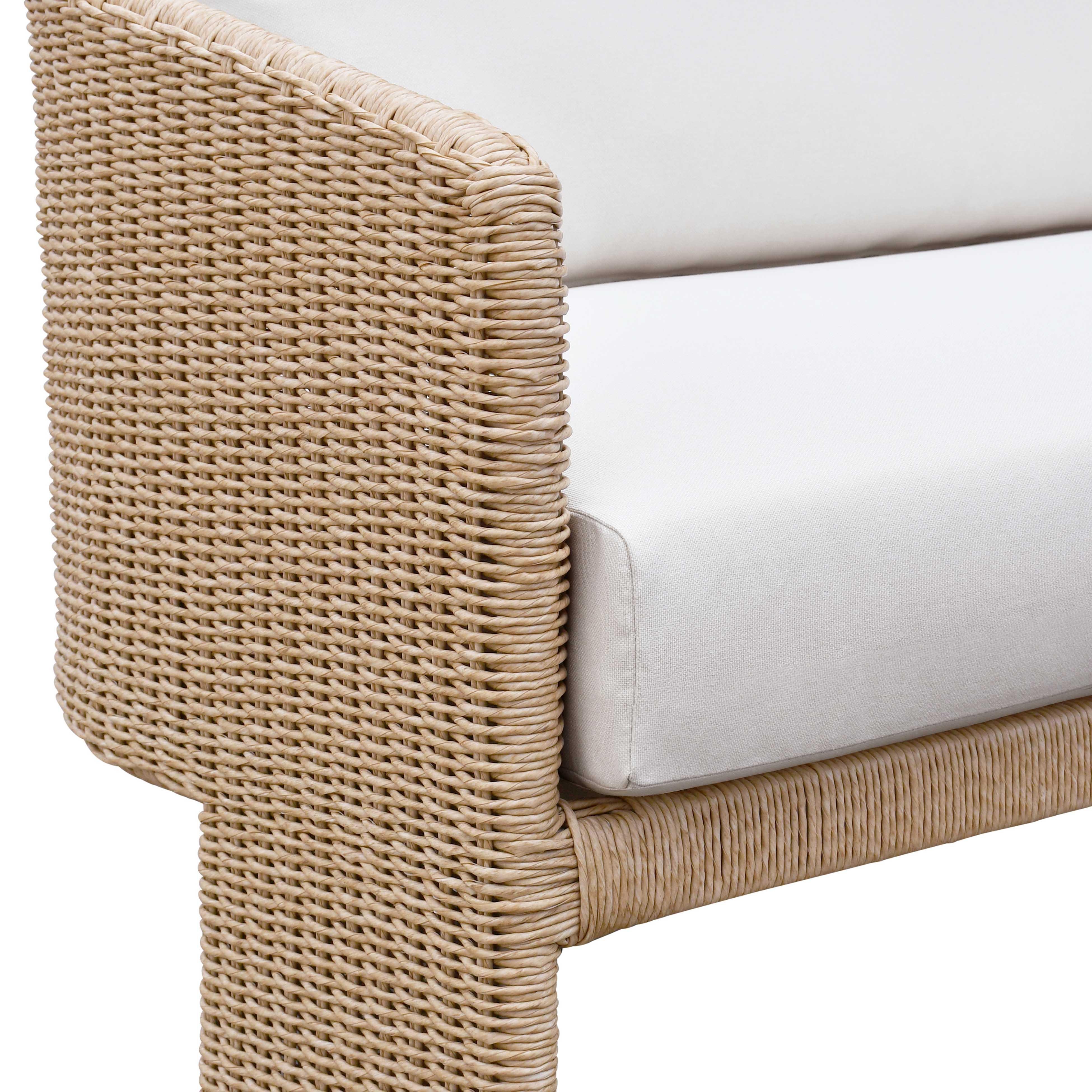 Alexa Cream Outdoor Sofa - Image 6