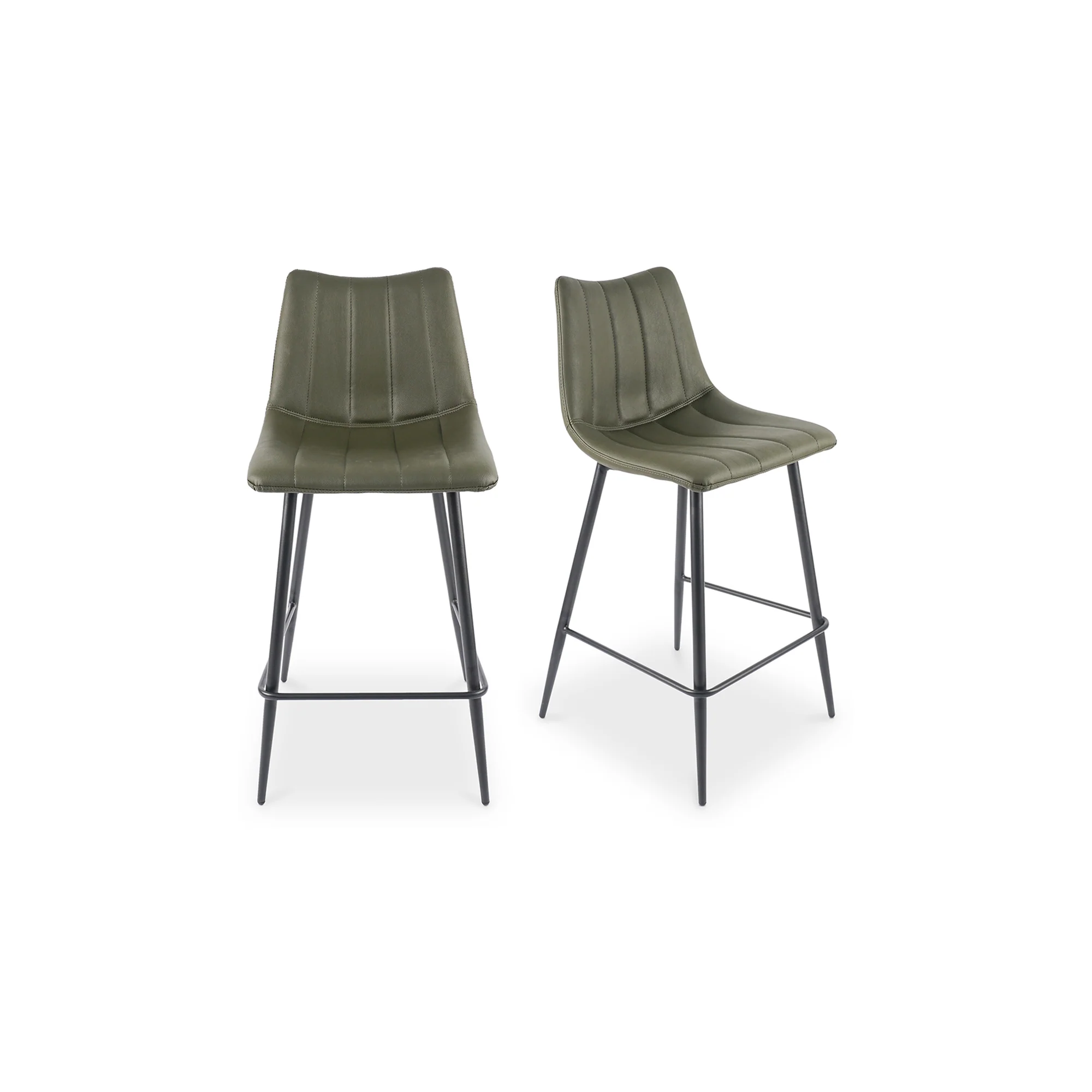 Alibi Counter Stool Dark Green - Set Of Two - Image 3