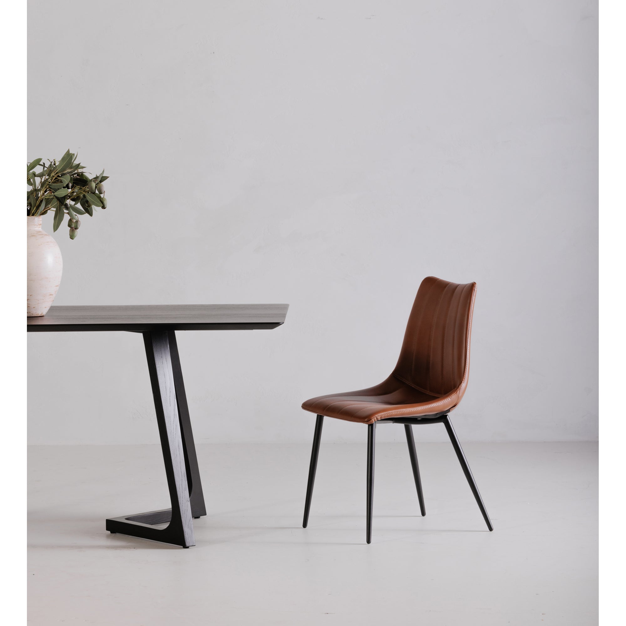 Alibi Dining Chair Brown - Set of 2 - Image 2