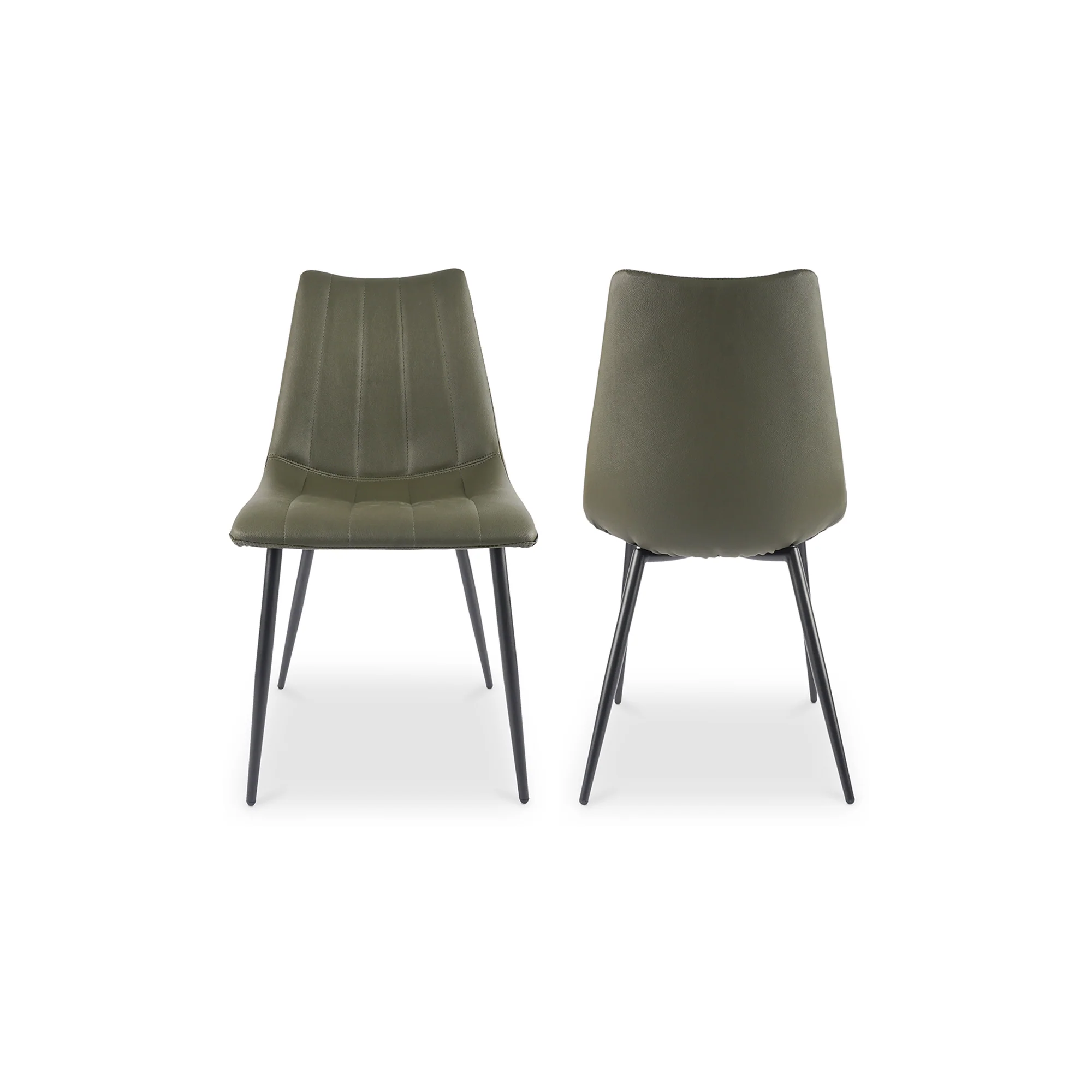 Alibi Dining Chair Dark Green - Set of 2 - Image 3