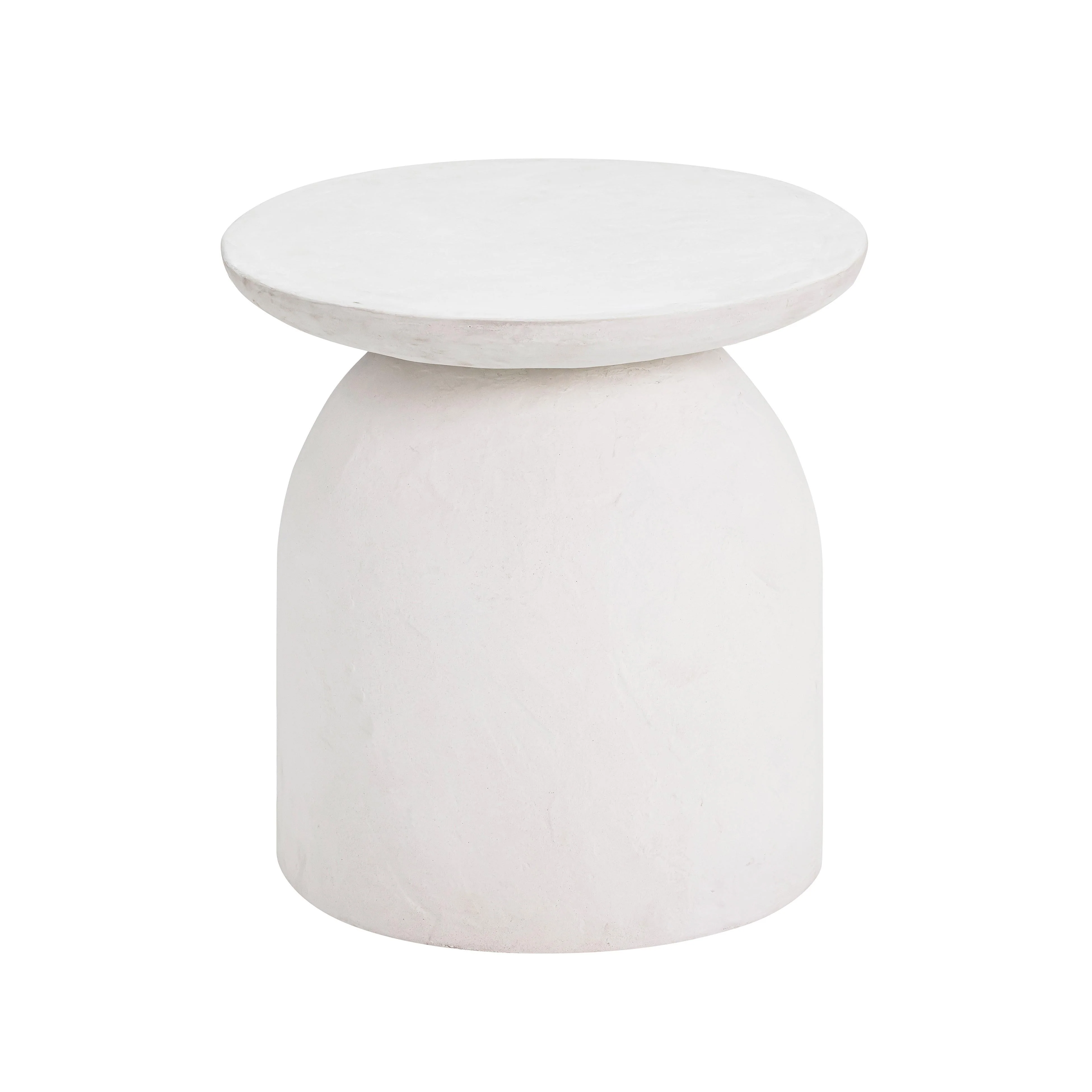 Aloe White Concrete Side Table - Image 3