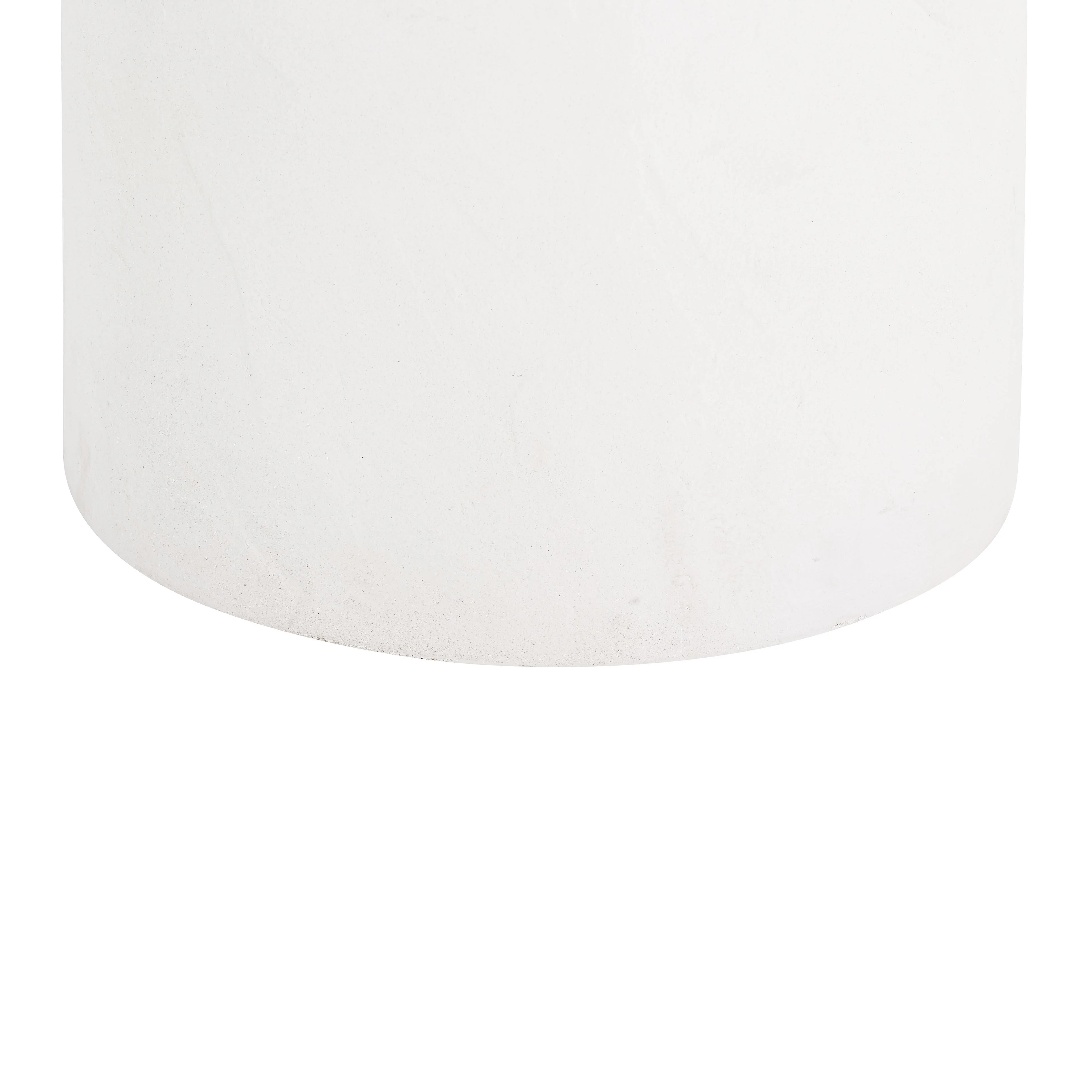 Aloe White Concrete Side Table - Image 6