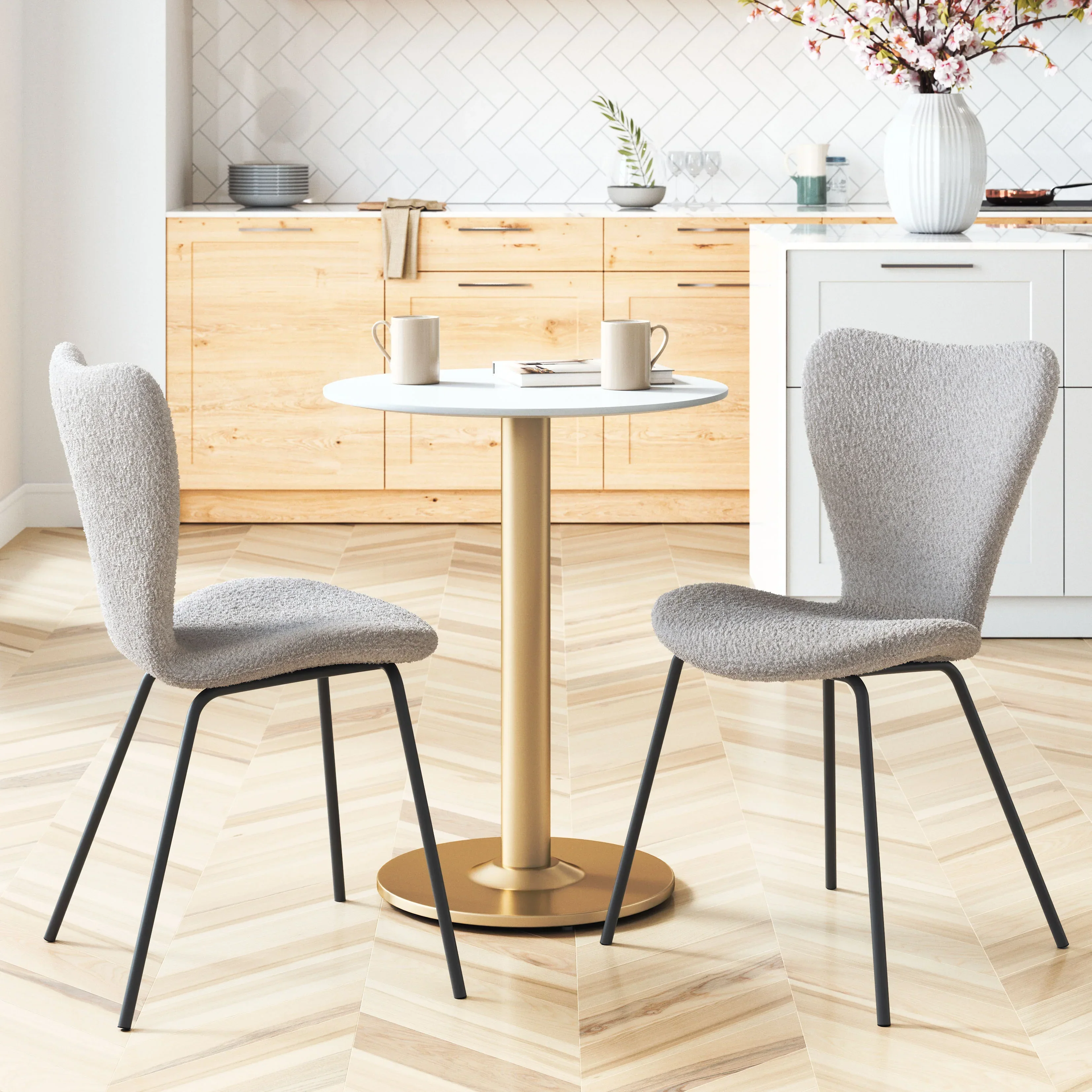 Alto Bistro Table White & Gold - Image 3