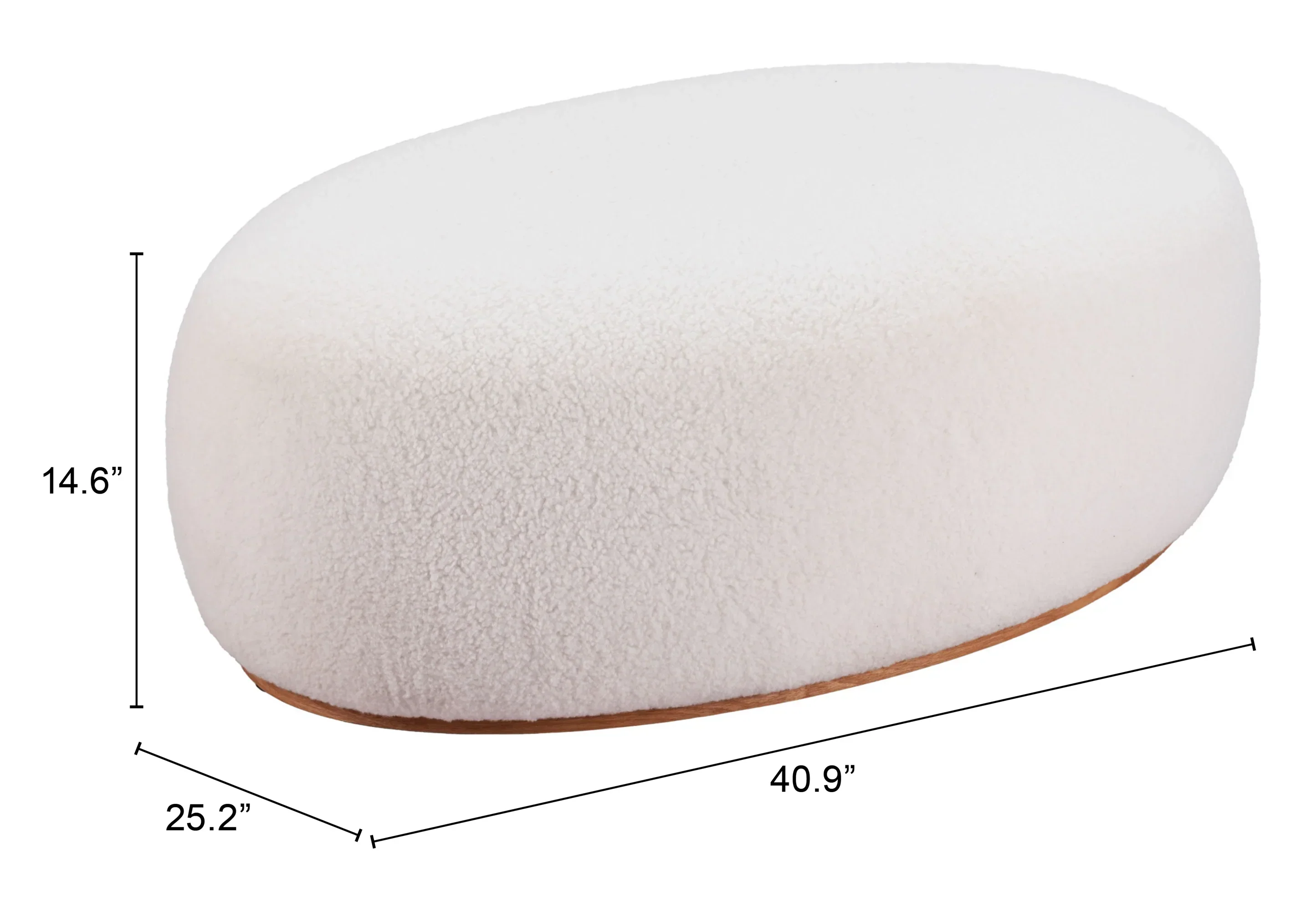 Amber Ottoman Cream - Image 3