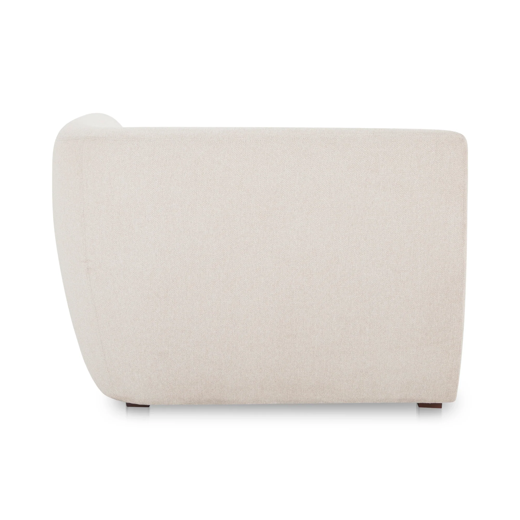 Amelia Corner Chair Warm White - Image 3