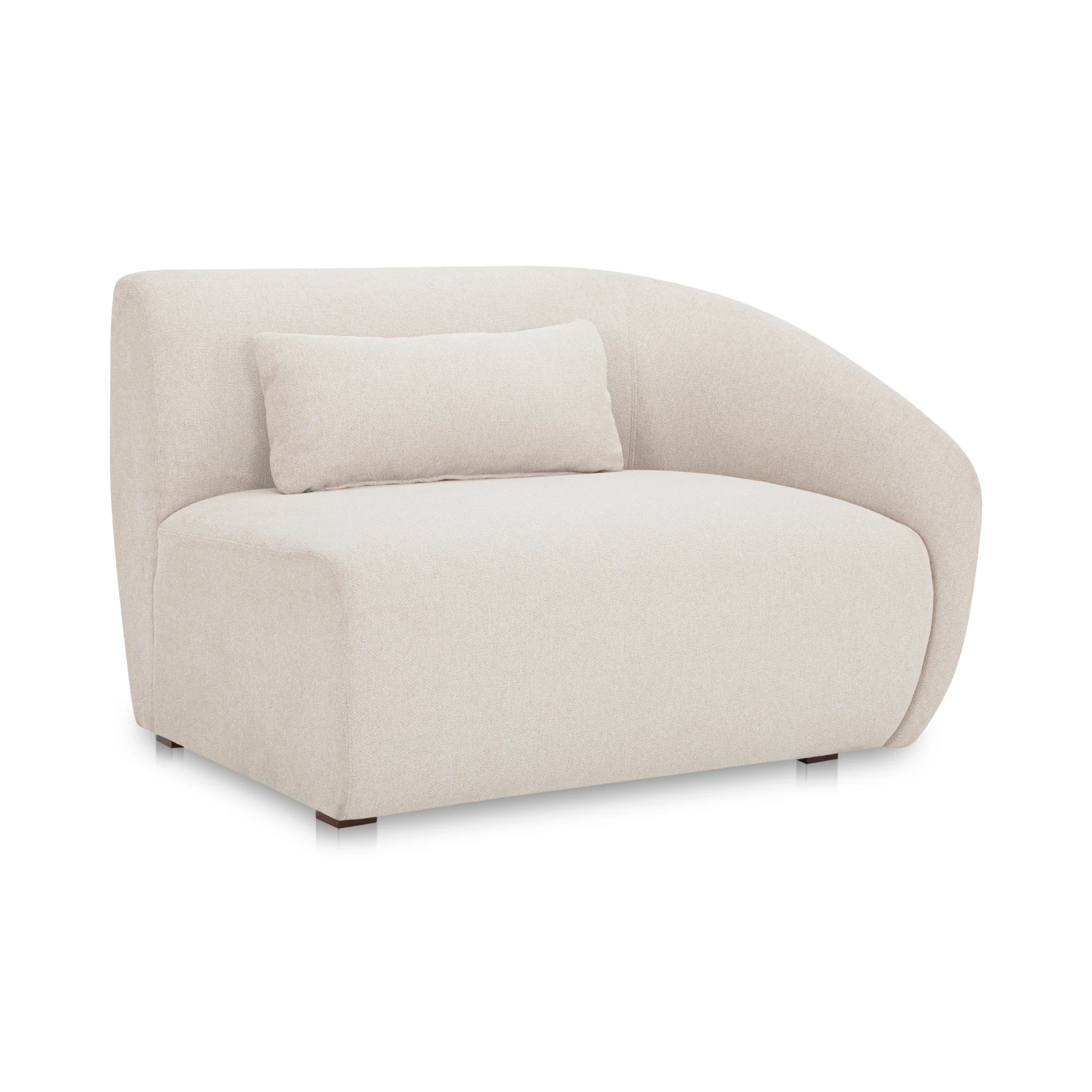 Amelia Right Arm Facing Chair Warm White - Image 3