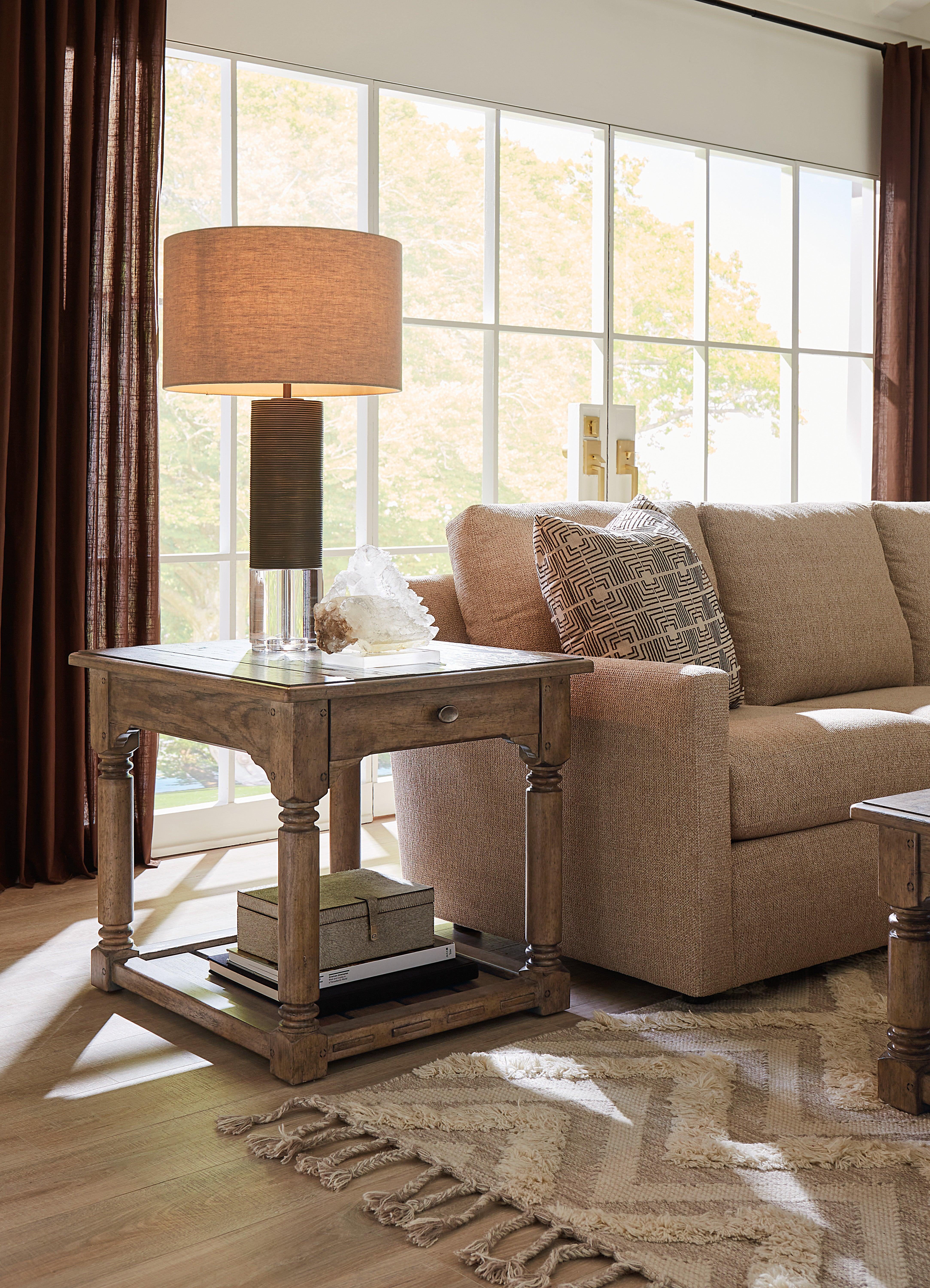 Americana End Table - Honey - Image 5