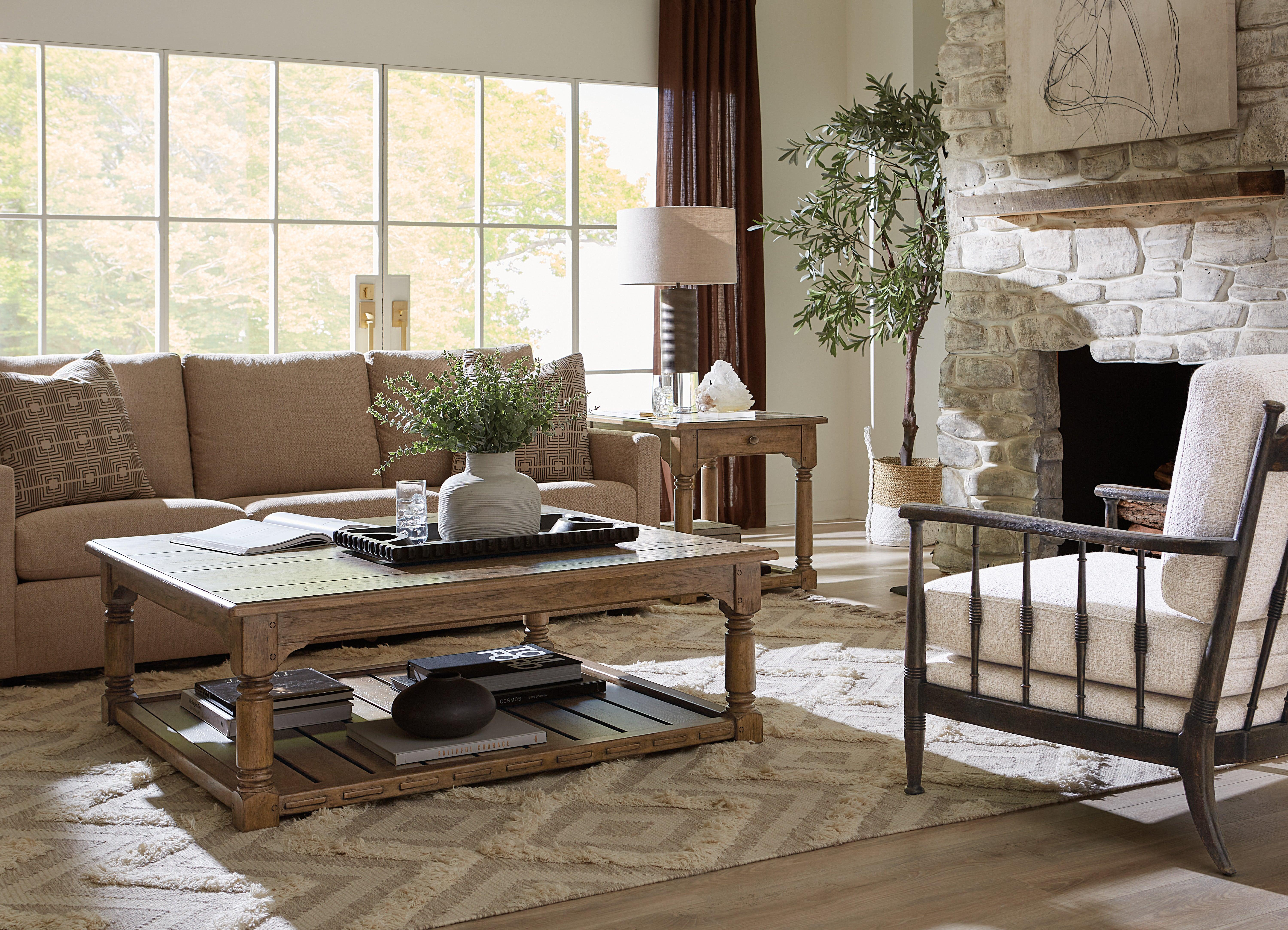 Americana End Table - Honey - Image 6