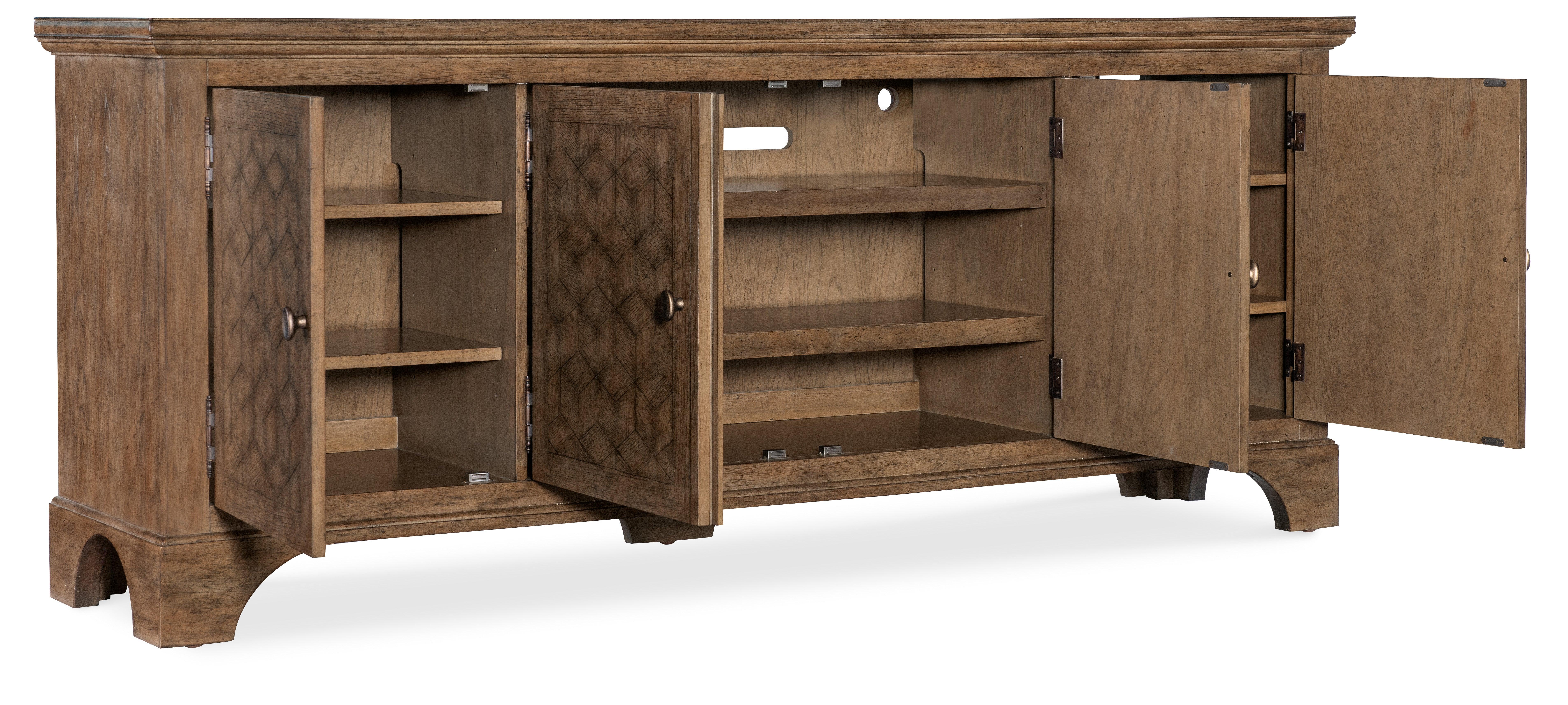 Americana Entertainment Credenza - Honey - Image 2