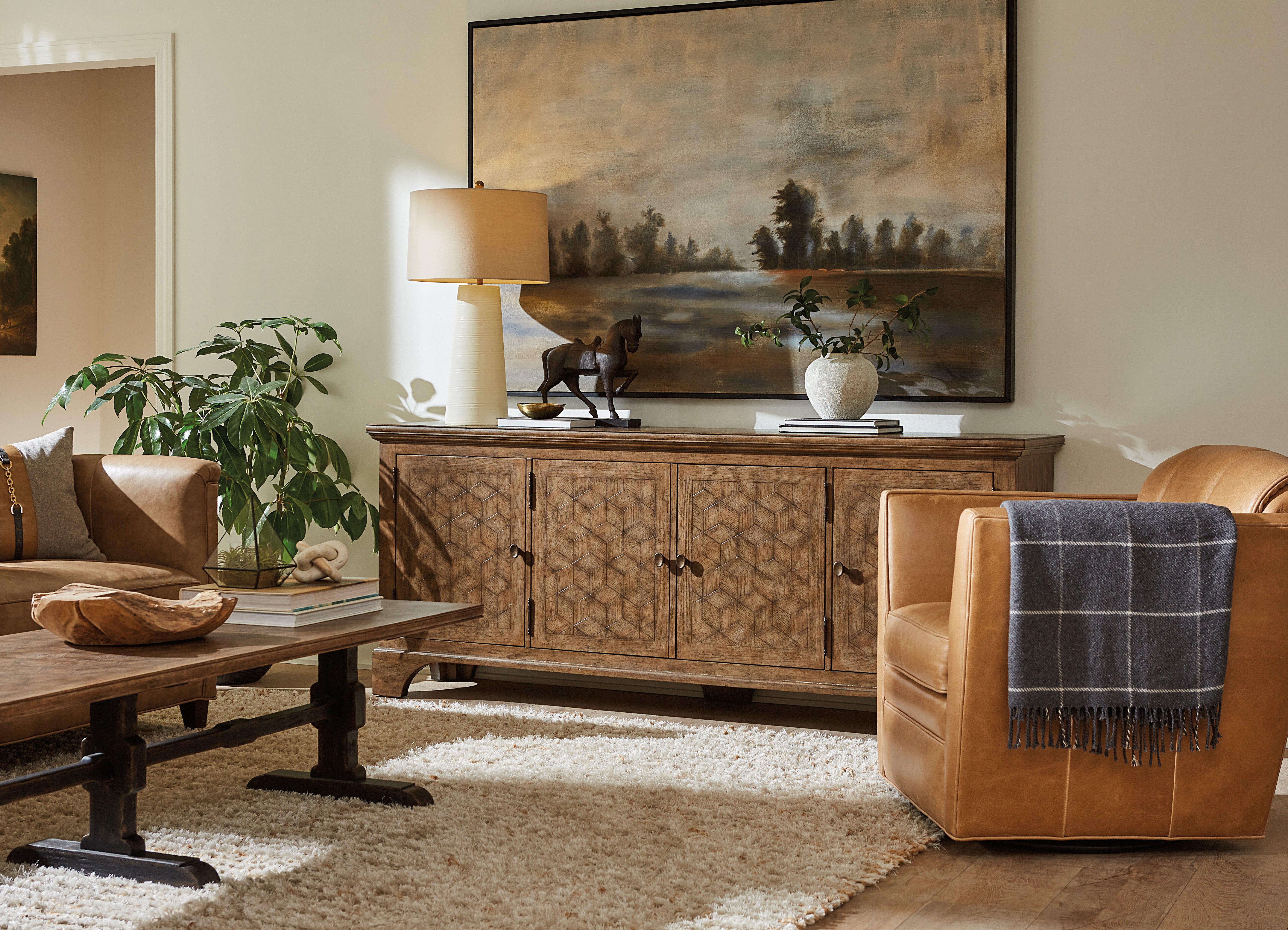 Americana Entertainment Credenza - Honey - Image 5