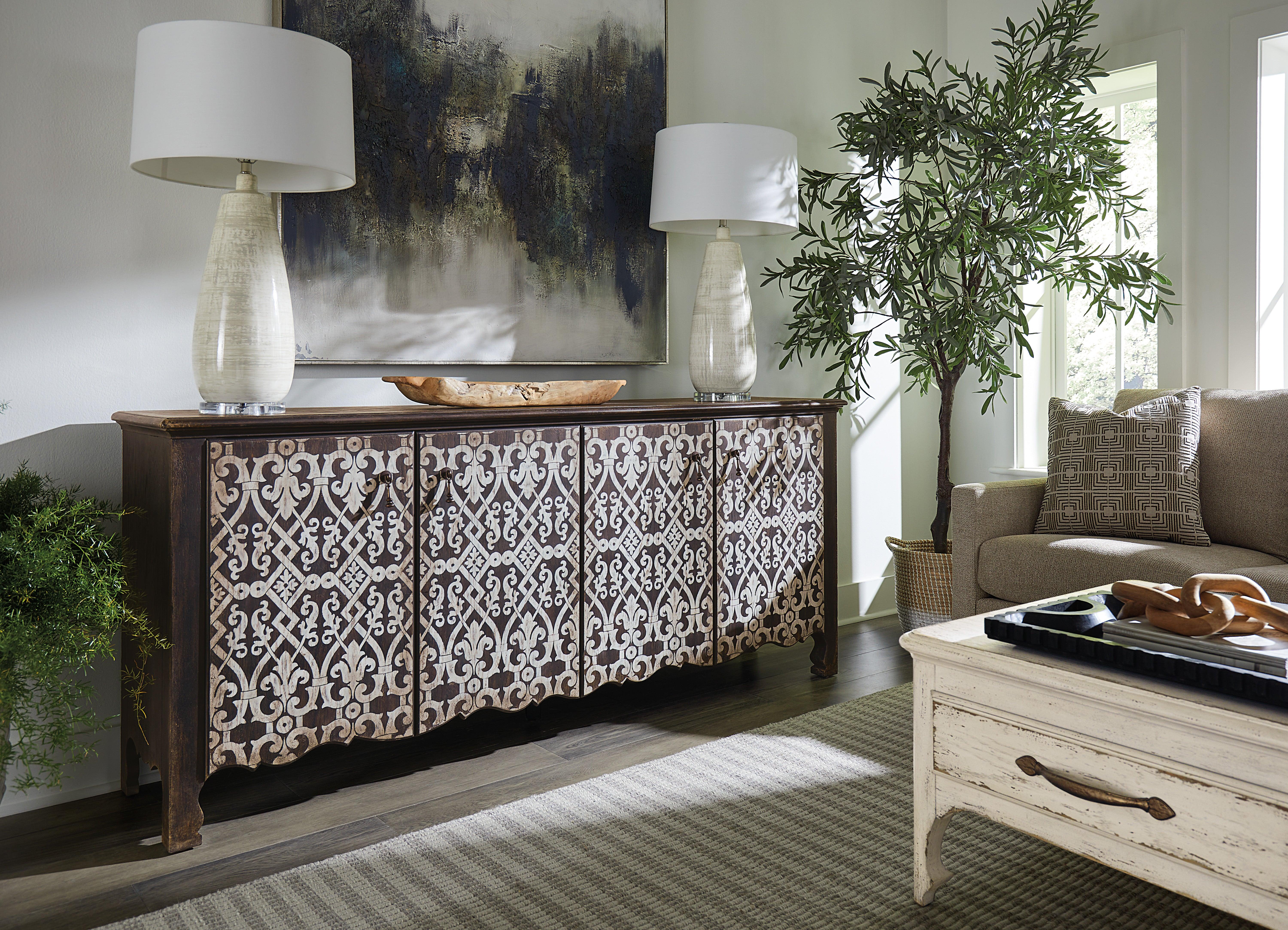 Americana Entertainment Credenza - Molasses - Image 5
