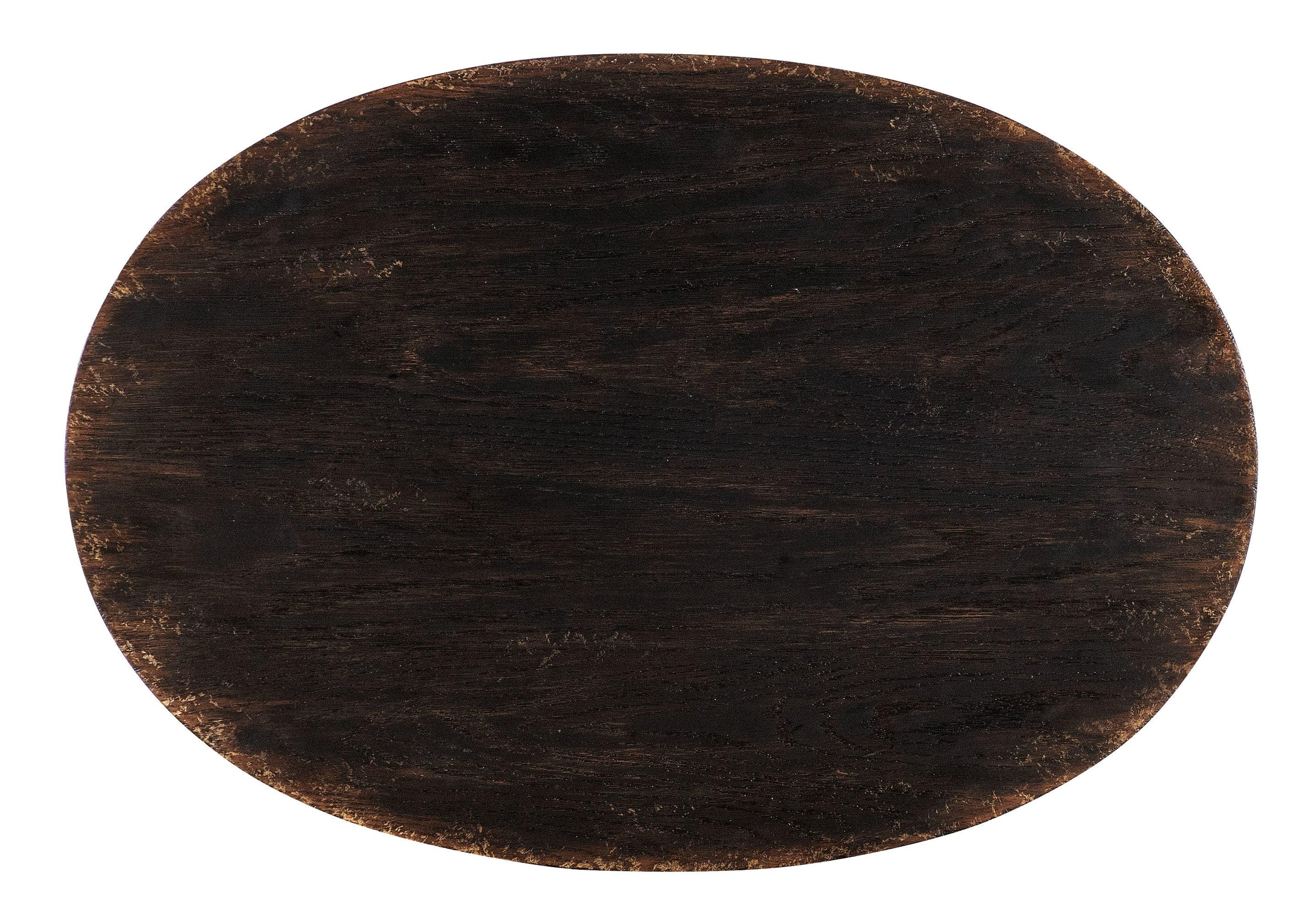 Americana One-Drawer Oval Nightstand - Molasses - Image 4