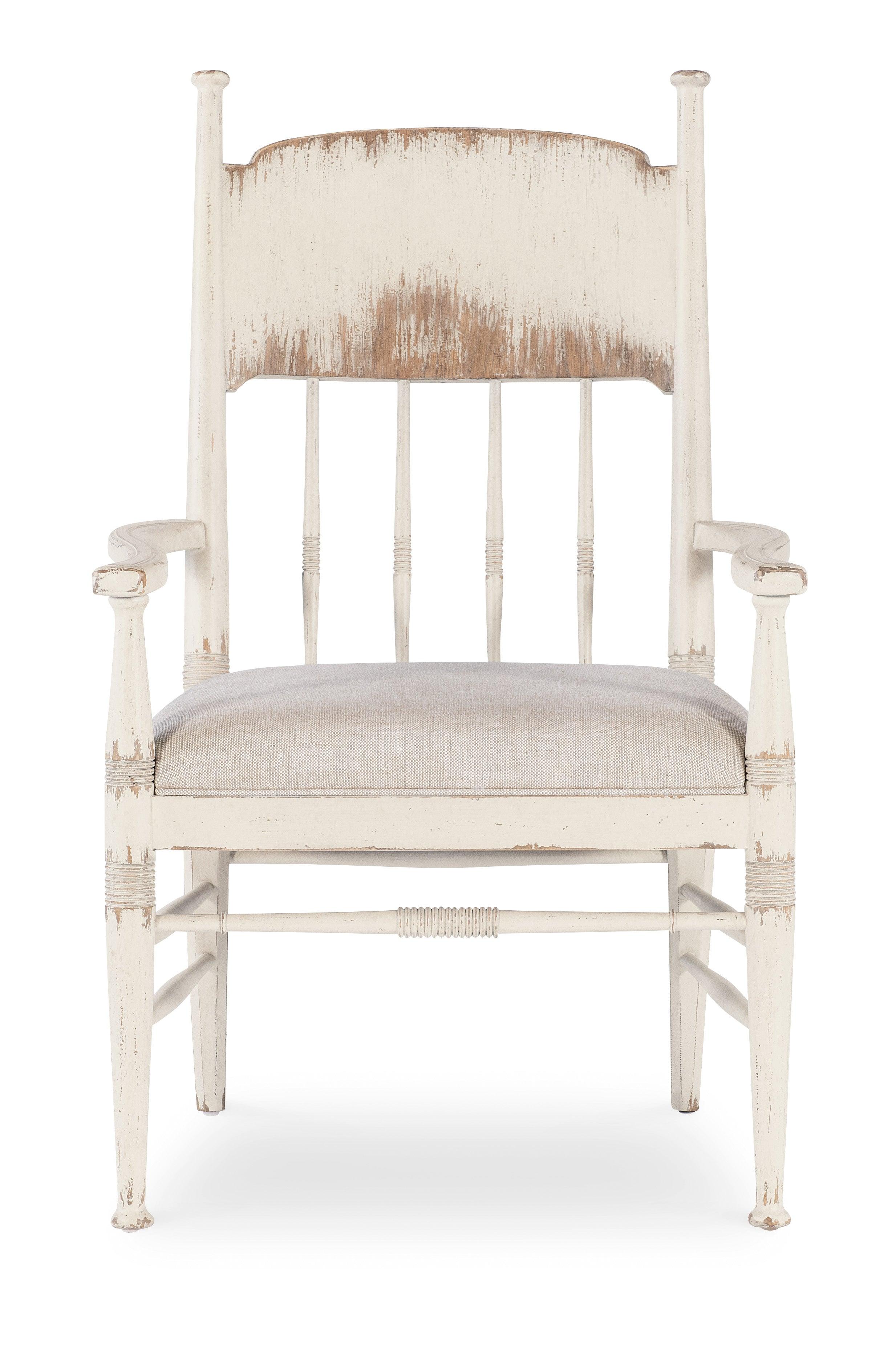 Americana Upholstered Seat Arm Chair - Set of 2 - Daisy - Image 3