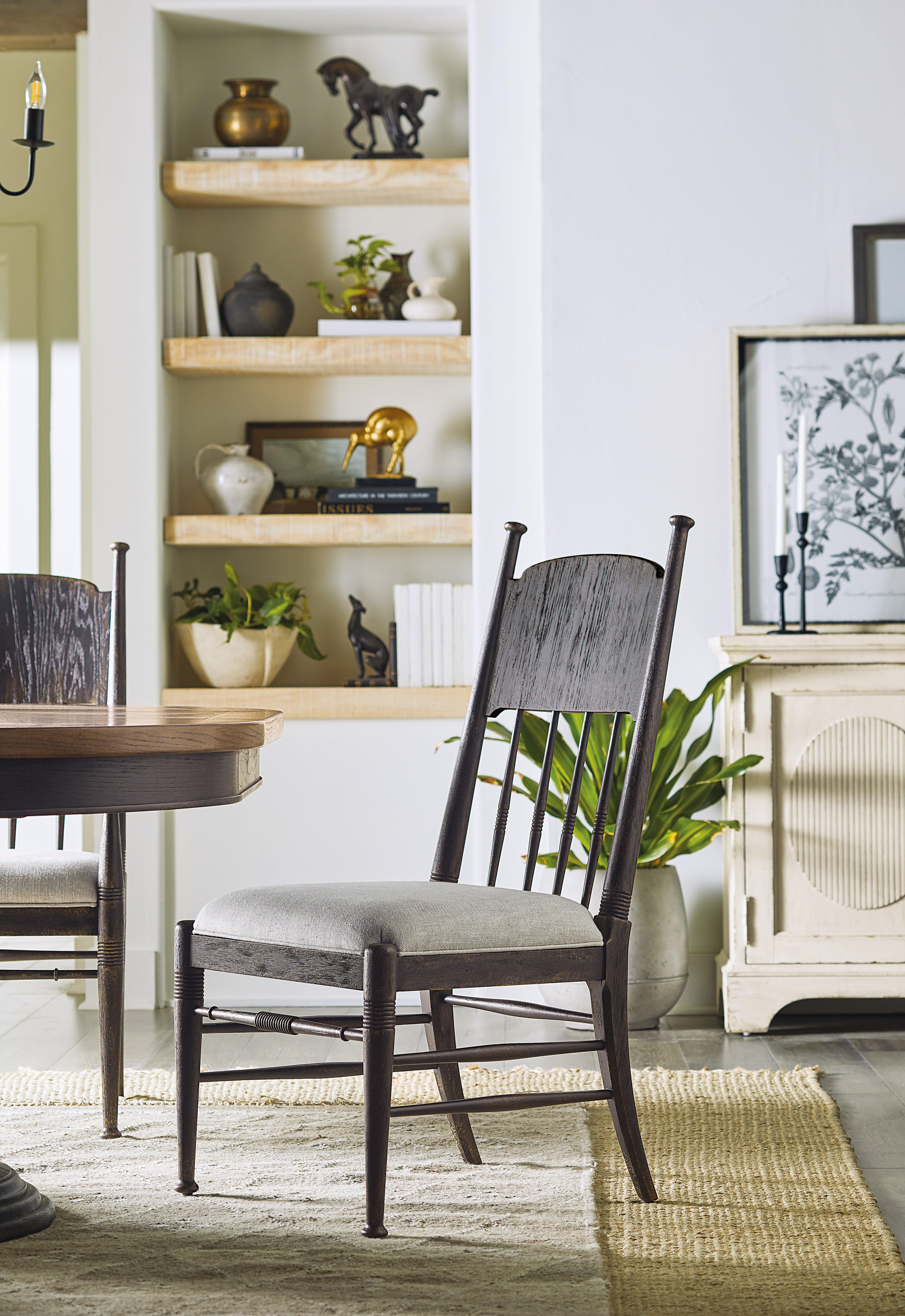 Americana Upholstered Seat Side Chair - Set of 2 - Molasses - Image 4