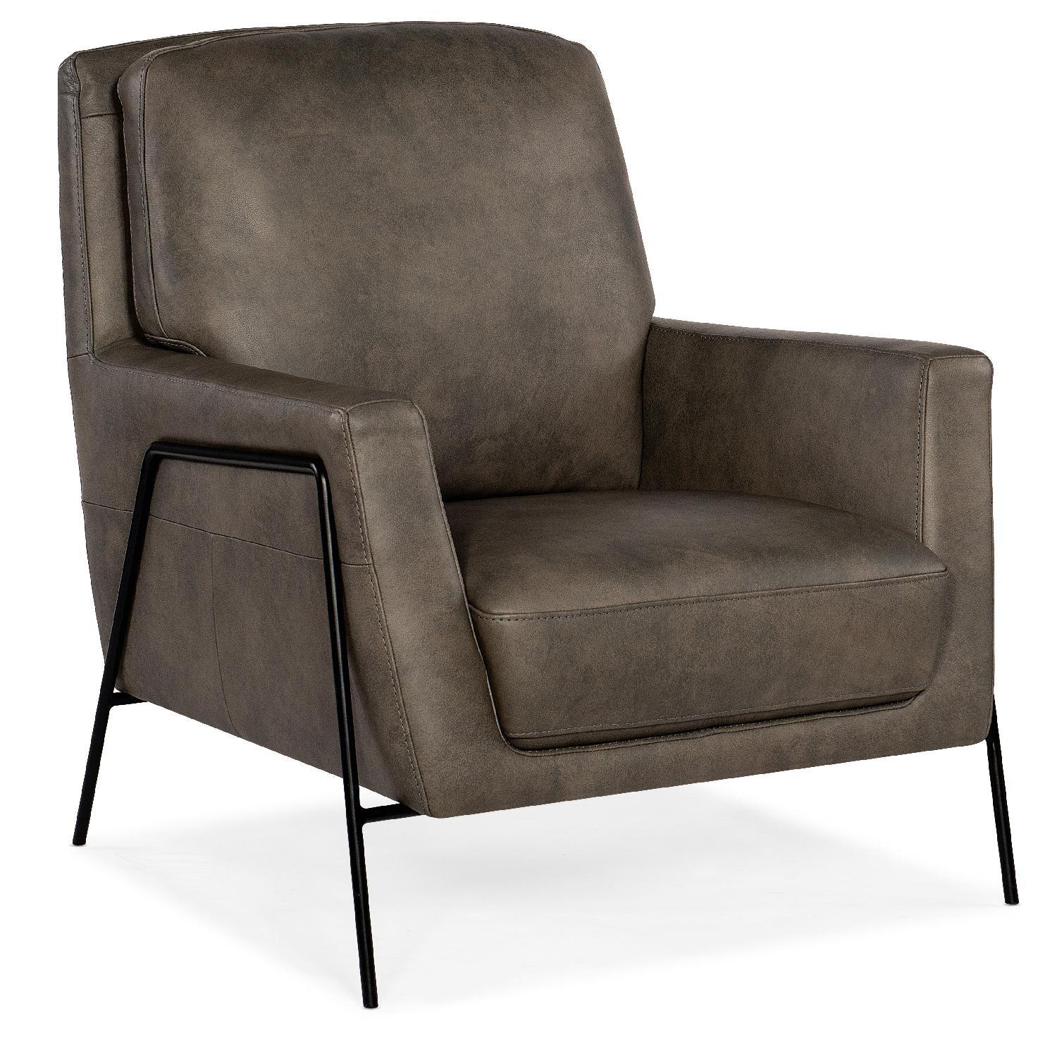 Amette Metal Frame Club Chair - Image 6