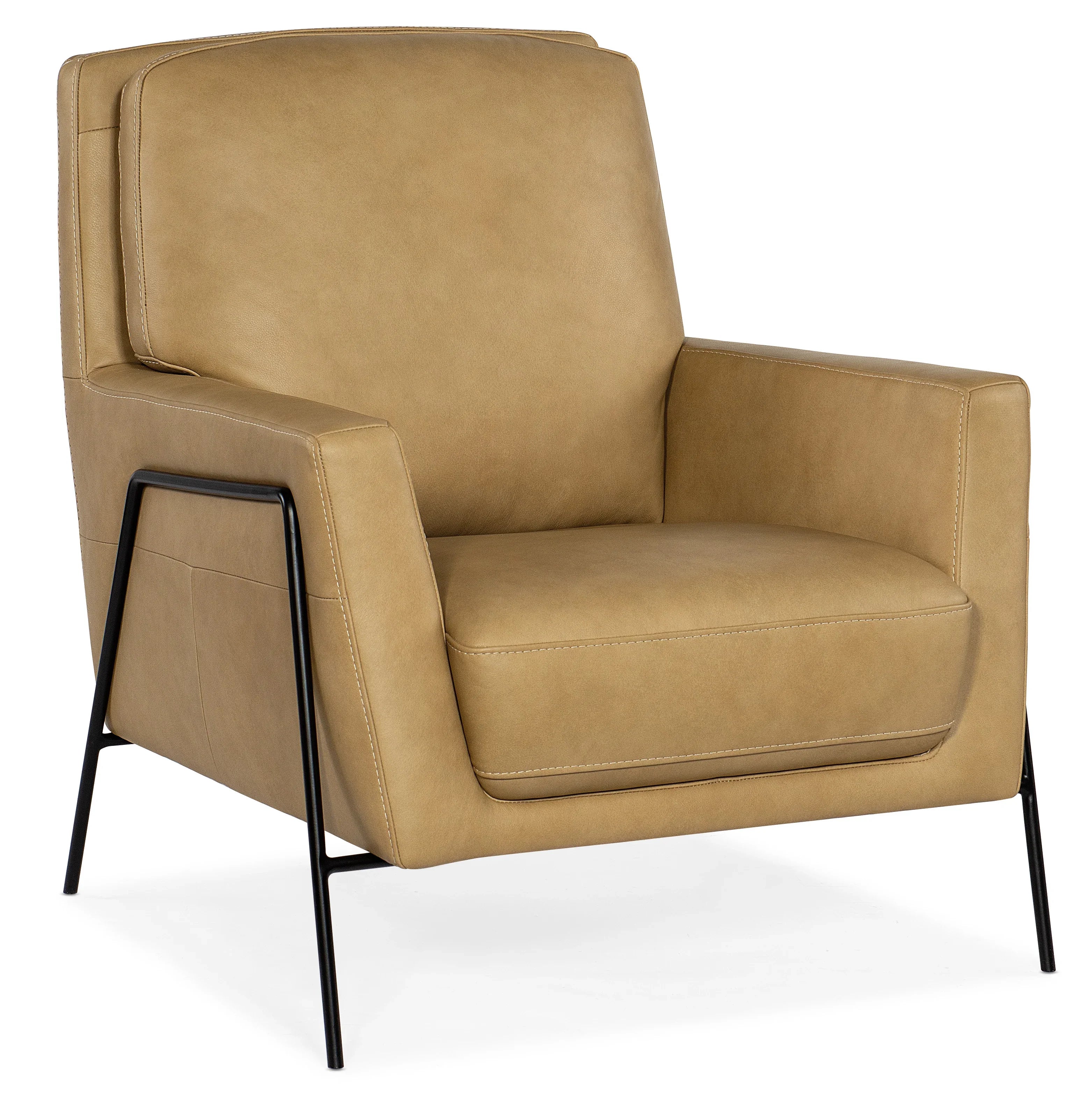 Amette Metal Frame Club Chair - Image 5
