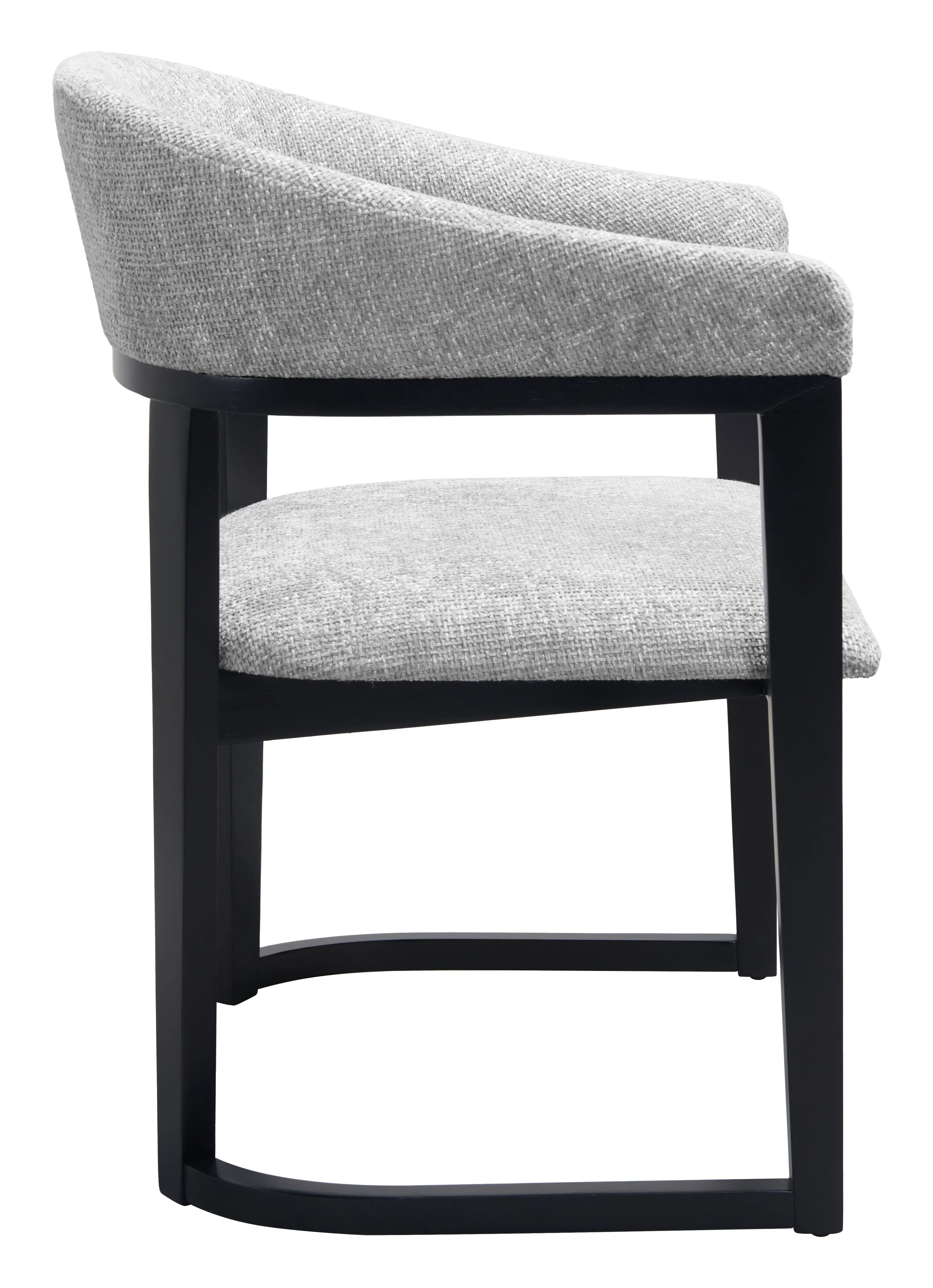 Anasa Dining Chair Gray - Set of 2 - Image 2